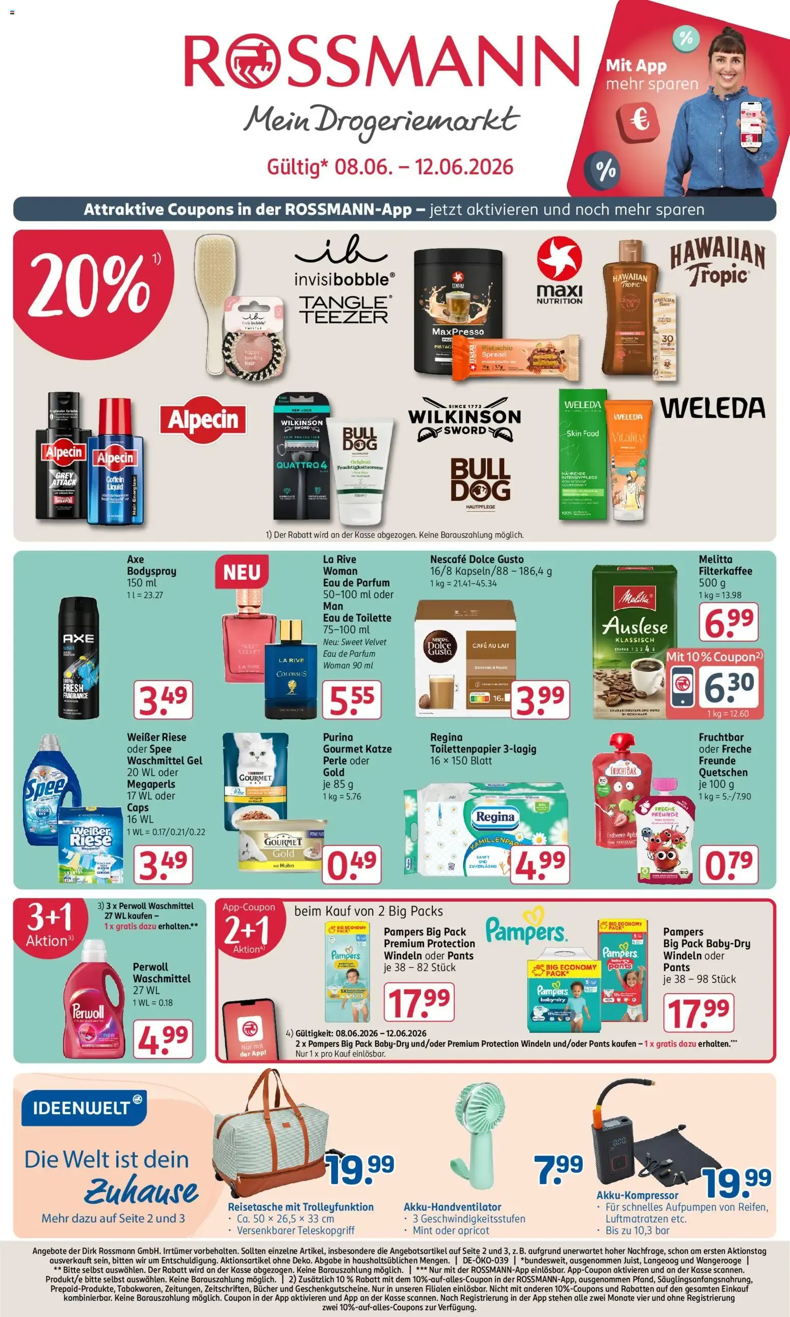 ROSSMANN Mein Drogeriemarkt von 8. Juni bis 12. Juni 2026 - Prospekt seite 1