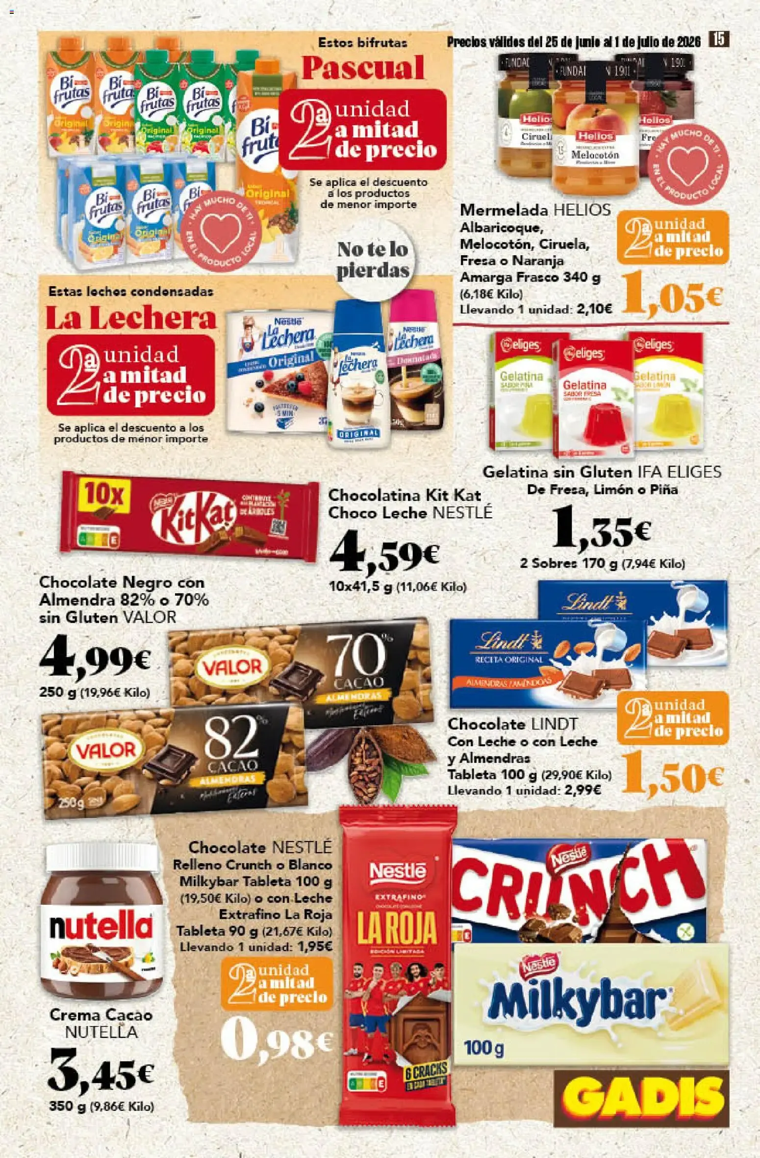 Catálogo de HAY MUCHO DE TI EN EL PRODUCTO LOCAL GADIS 25 de junio al 1 de julio 2026 - Página 15