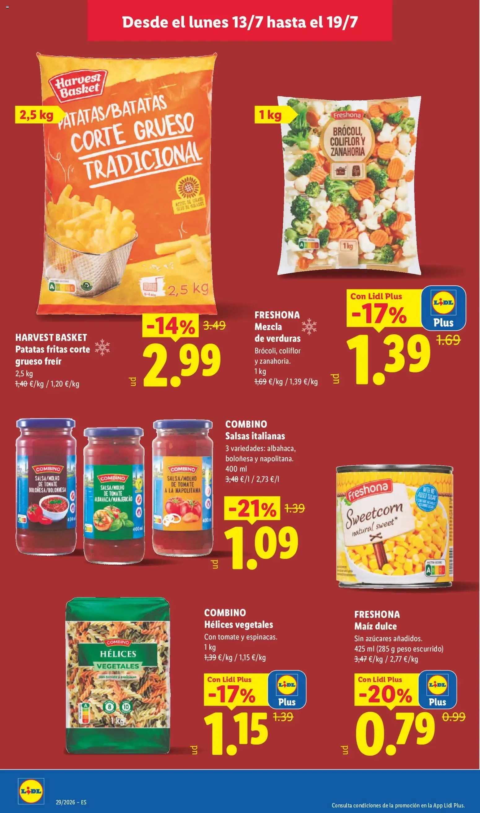 Catálogo de Lidl folleto del 13/07/2026 | Ofertas 13 de julio al 19 de julio 2026 - Página 20