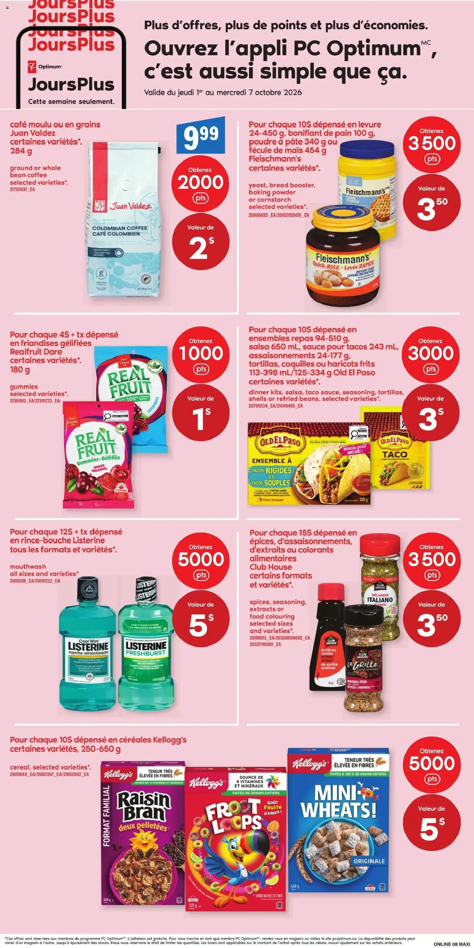 Maxi weekly flyer / circulaire from Oct 1, 2026 > weekly specials & deals from October 1 to October 7 2026 - flyer page 12
