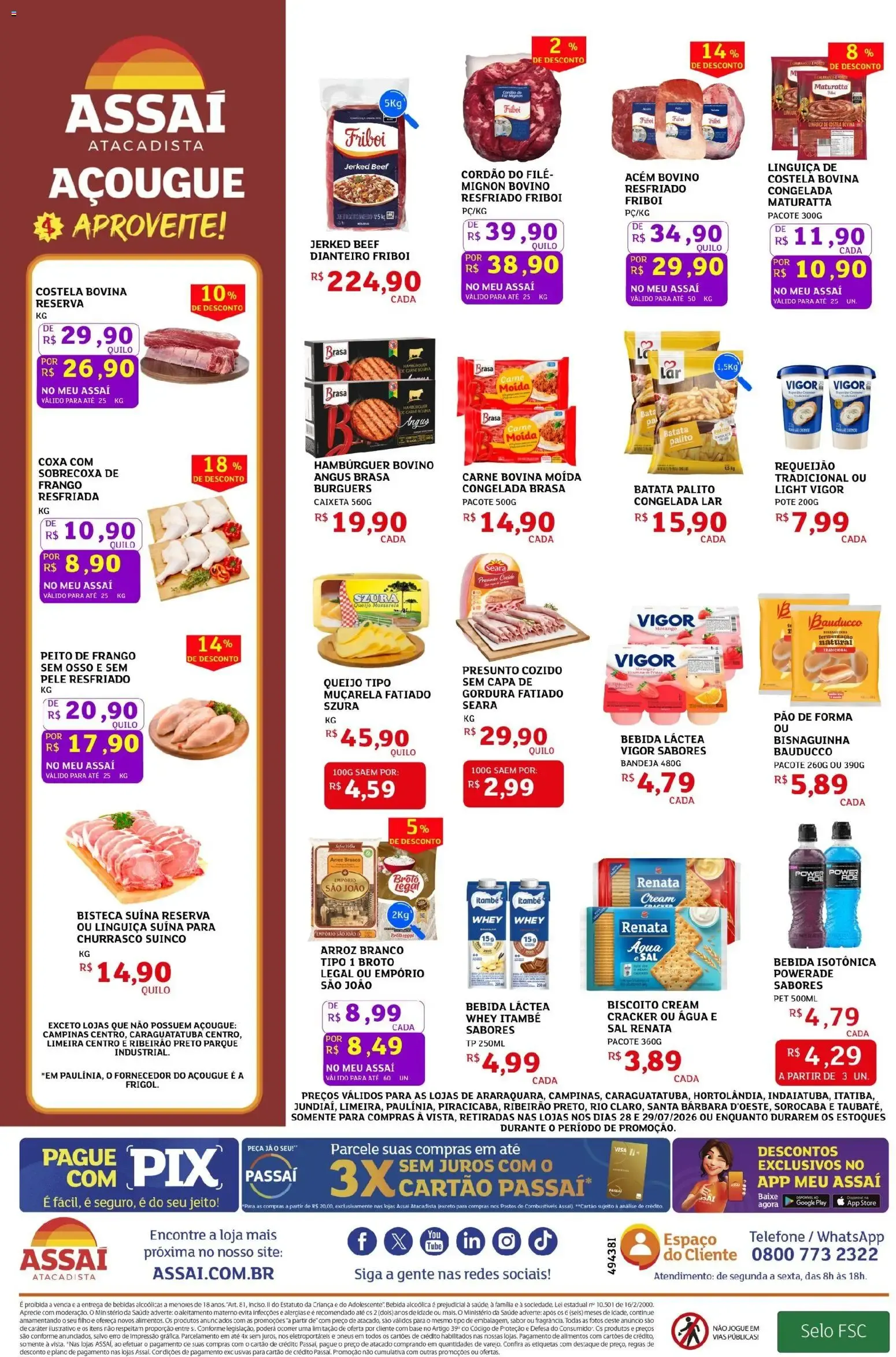 Encarte de Assaí Atacadista ofertas - SP de 28/07/2026 | Promoções Online 28 de julho até 29 de julho 2026 - Pagina 2