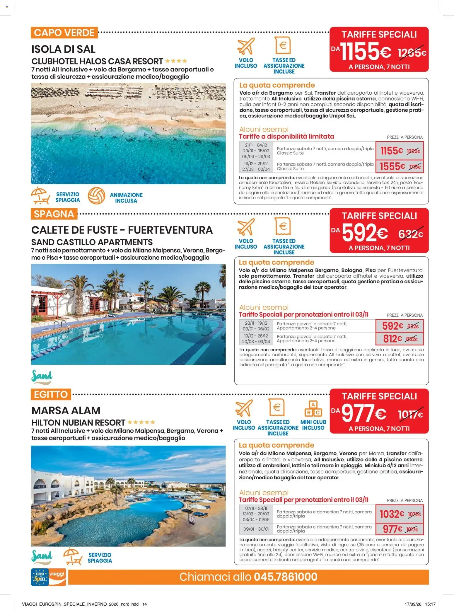 Euro Spin Viaggi: Speciale Inverno da 17 settembre a 31 dicembre di 2026 - Pagina del volantino 14