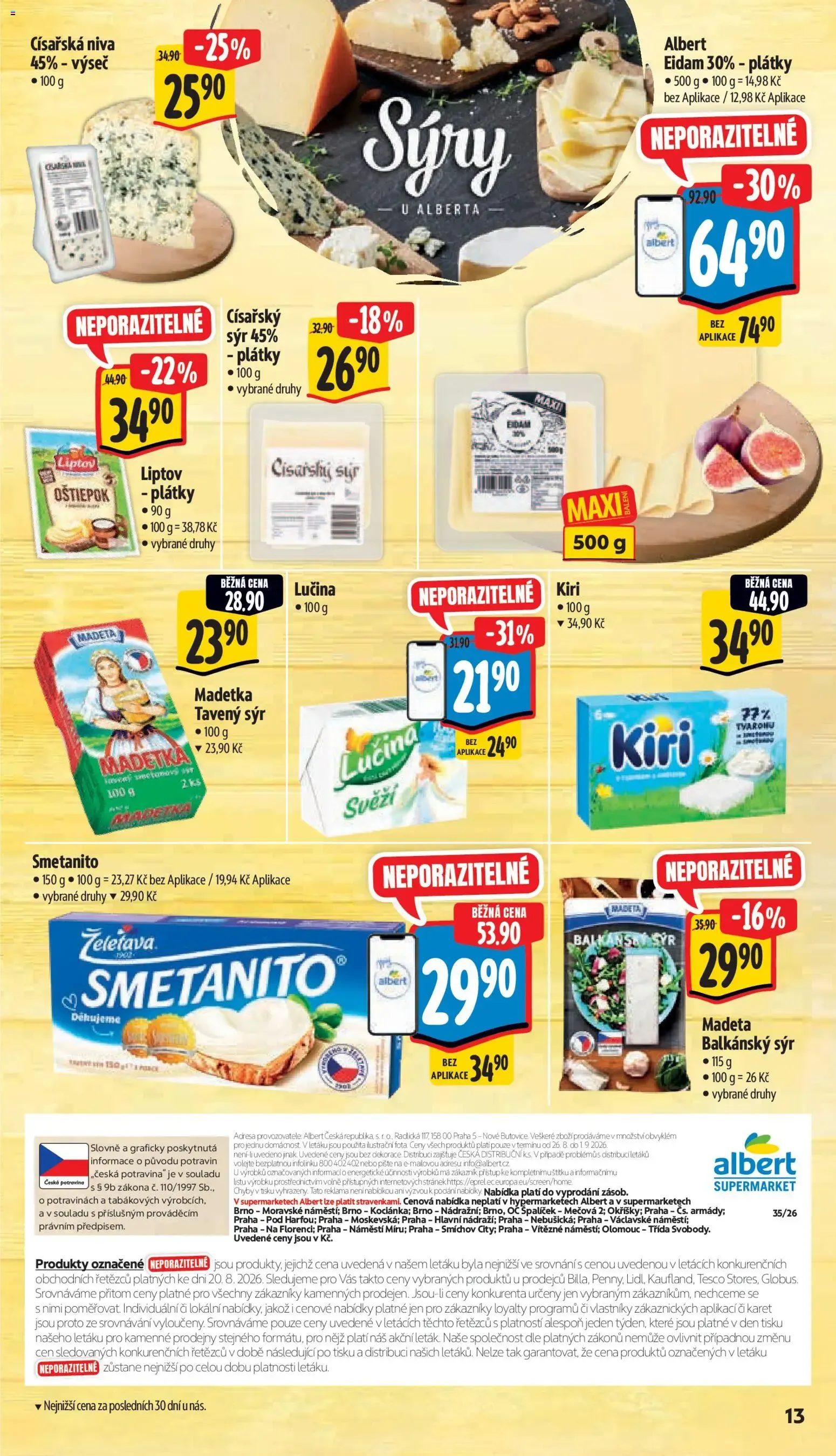 Albert leták - Supermarket od 26.08.2026 - Akční leták - 26. srpna 1. září 2026 - Page 23