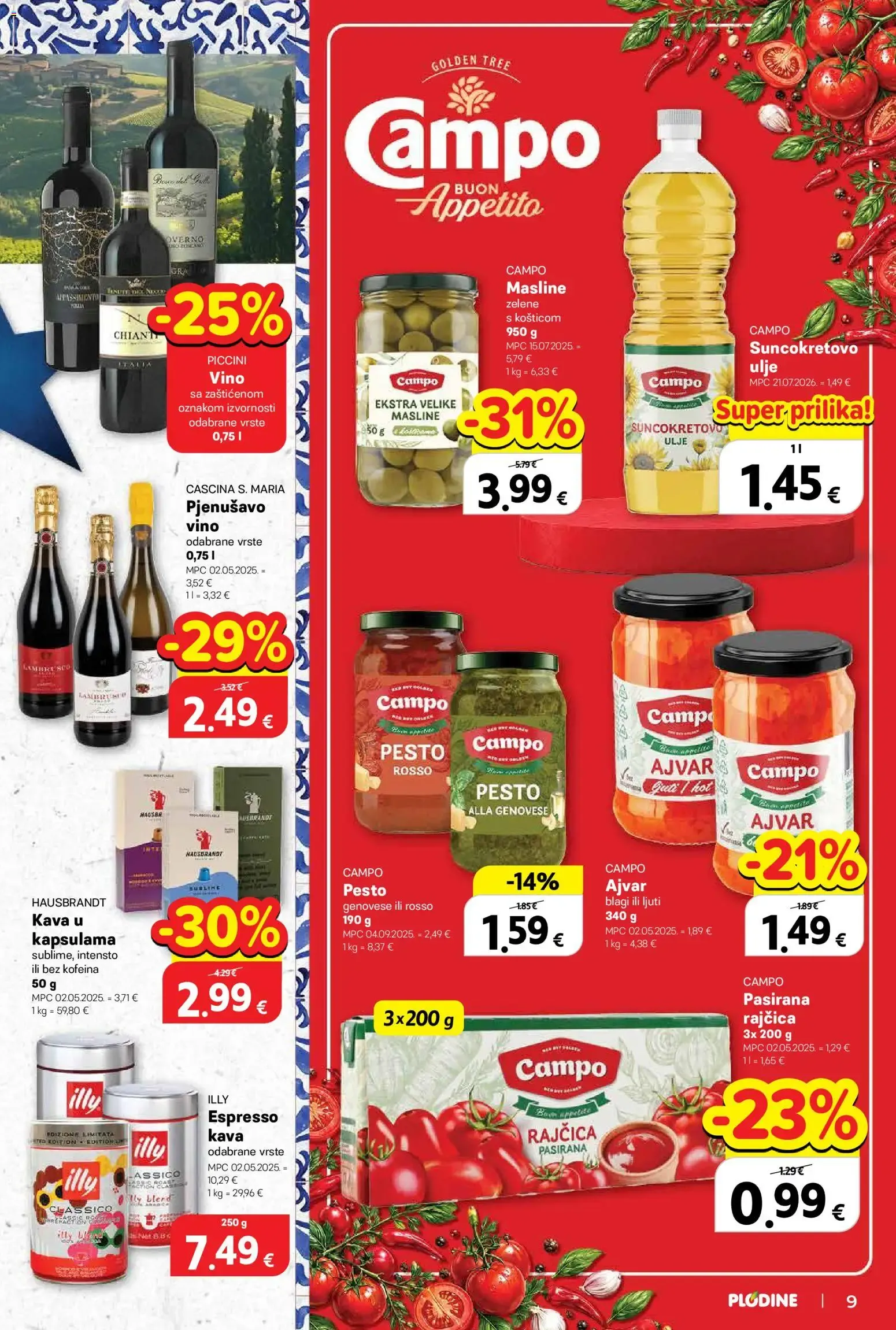 Katalog Plodine Katalog novi od 07.10.2026 na listanje > letak digitalni od 7. listopada do 13. listopada 2026. - Pregled Stranica 9