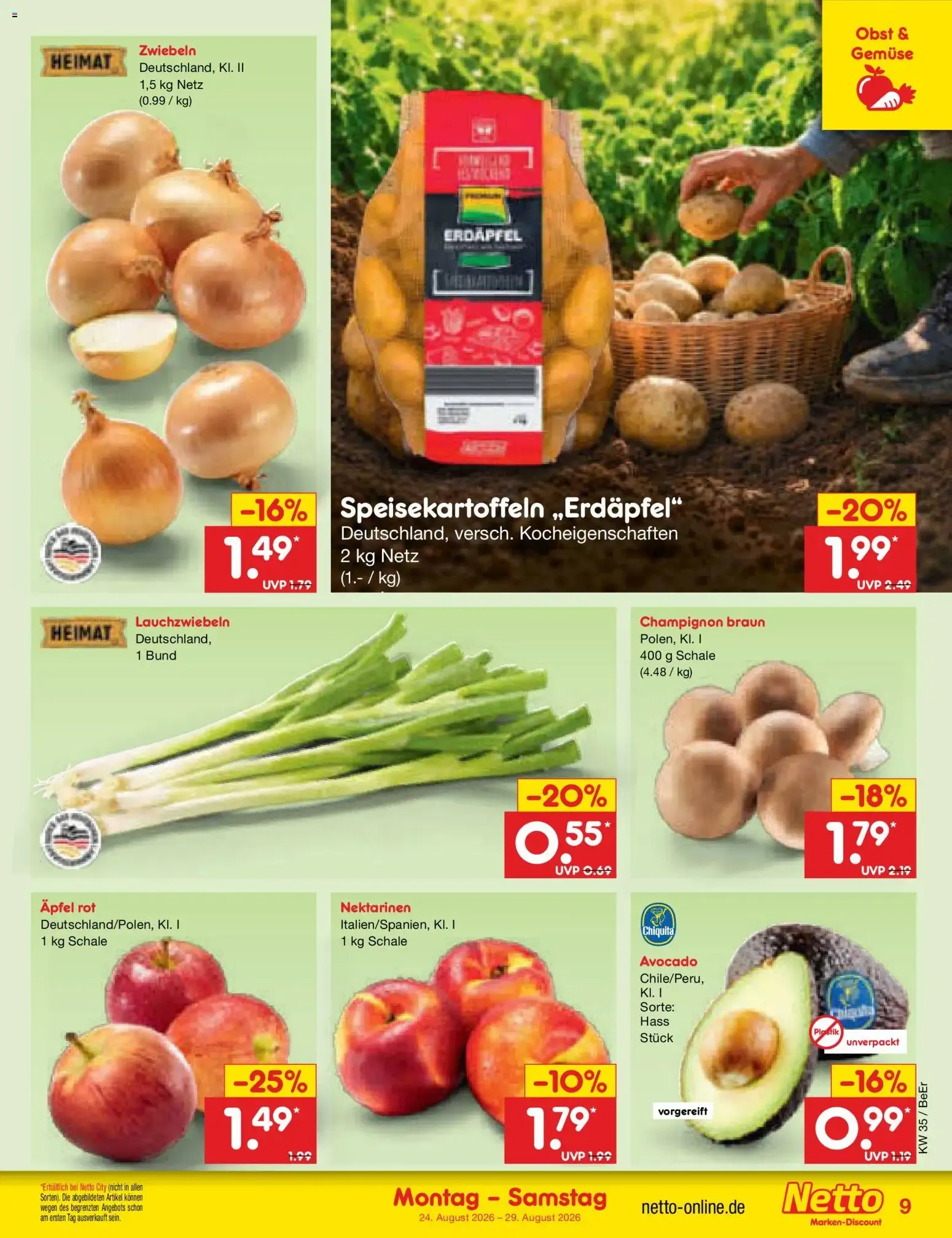 Netto Marken-Discount Prospekt (ab 24.08.2026) » Angebote von 24. August bis 29. August 2026 - Prospekt seite 11