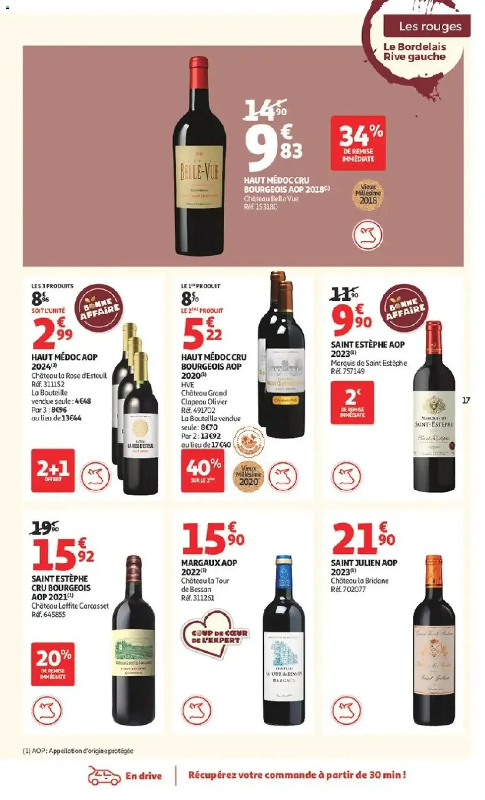 Auchan - Offerts Foire aux vins à partir du 25/09/2026 - promo en ligne du 25 septembre au 11 octobre 2026 - Catalogue page 17
