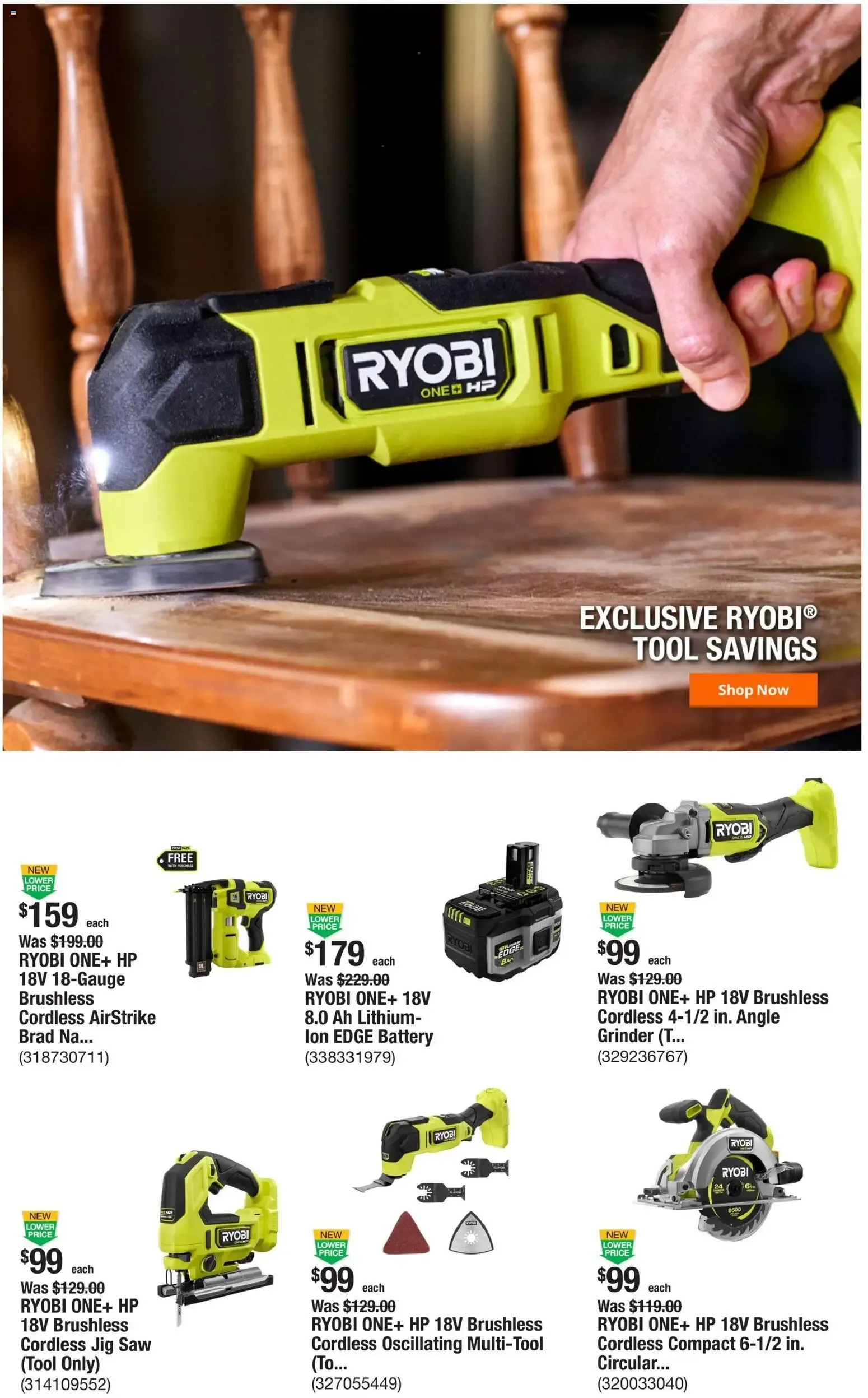 Weekly promotion Home Depot Weekly Ad from 08/06/2026 - Flyer spanning from August 6 to August 13 2026 - Page 6 for Catalogue 365