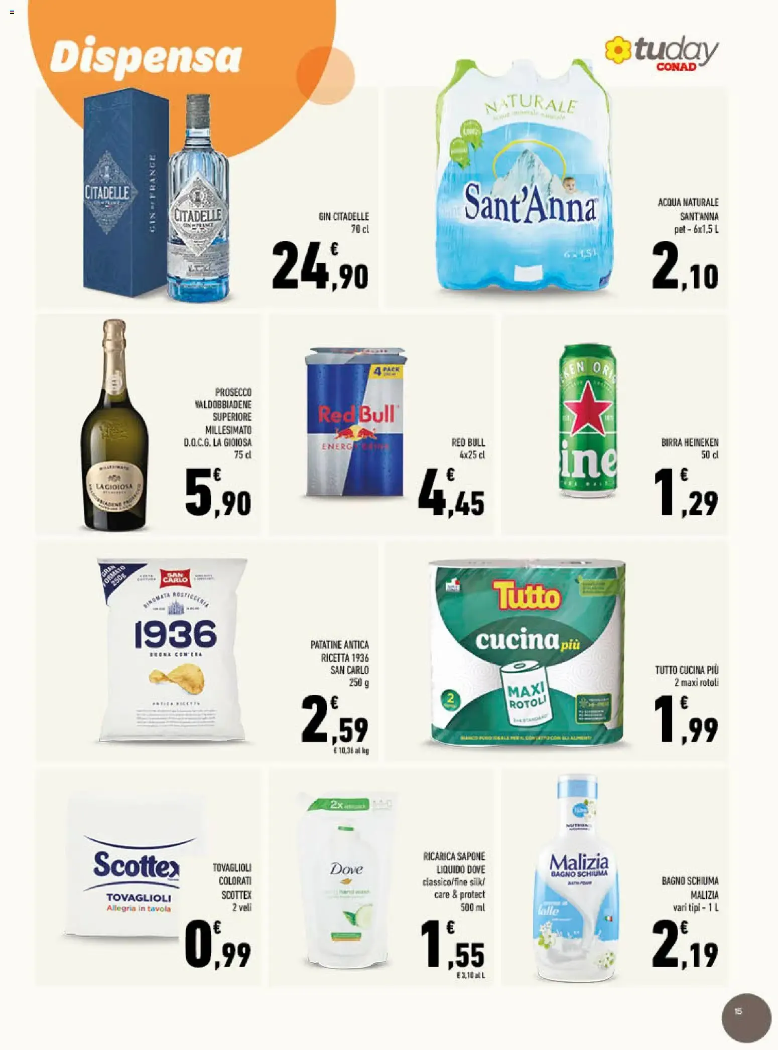 Gli Speciali Conad: Fresco e di Stagione da 15 luglio a 28 luglio di 2026 - Pagina del volantino 15