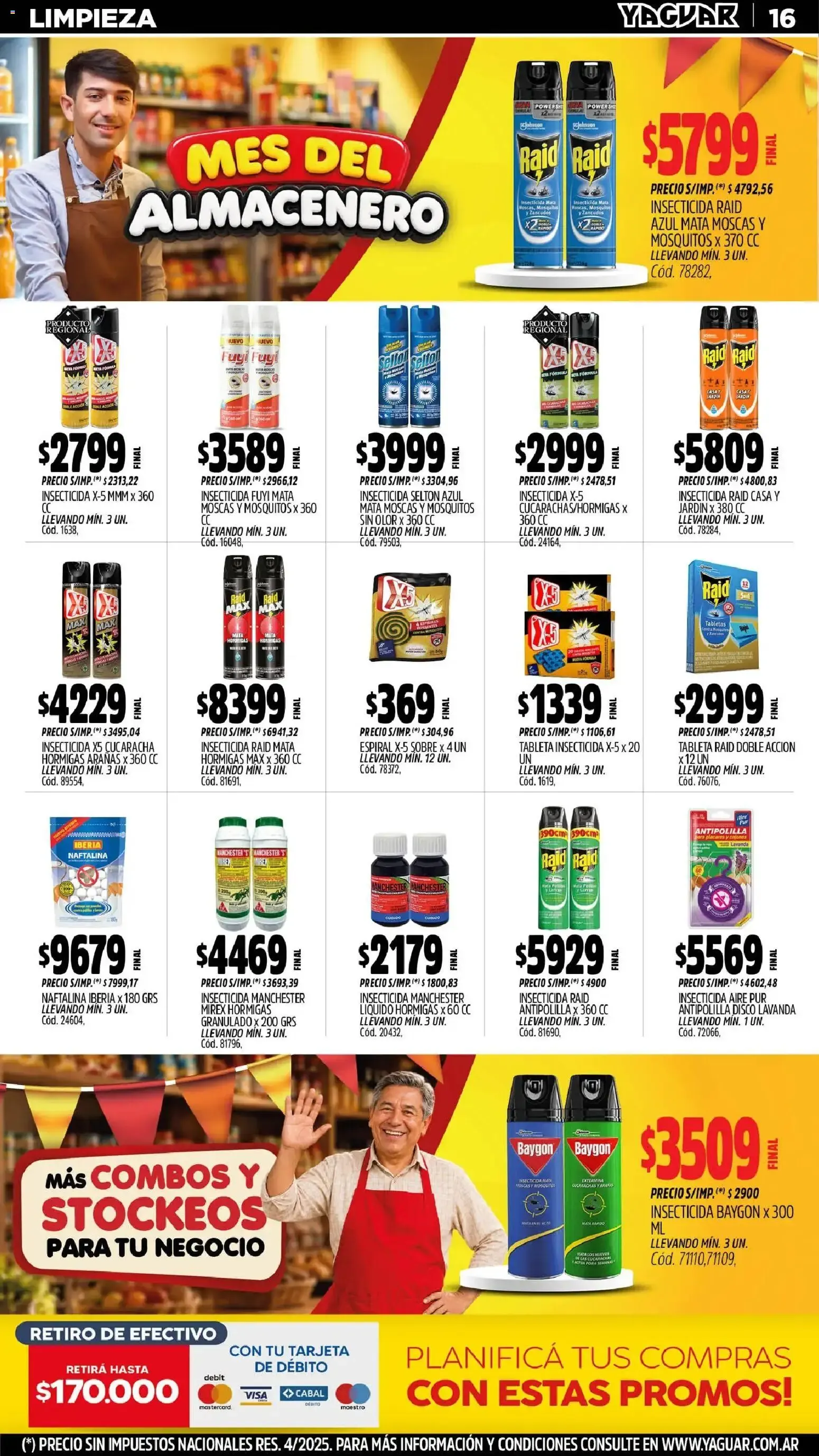 Ofertas de Mayorista Yaguar - Mes del Almacenero - Exclusivo para Salta 31 de agosto al 6 de septiembre 2026 - Página 17 del catálogo