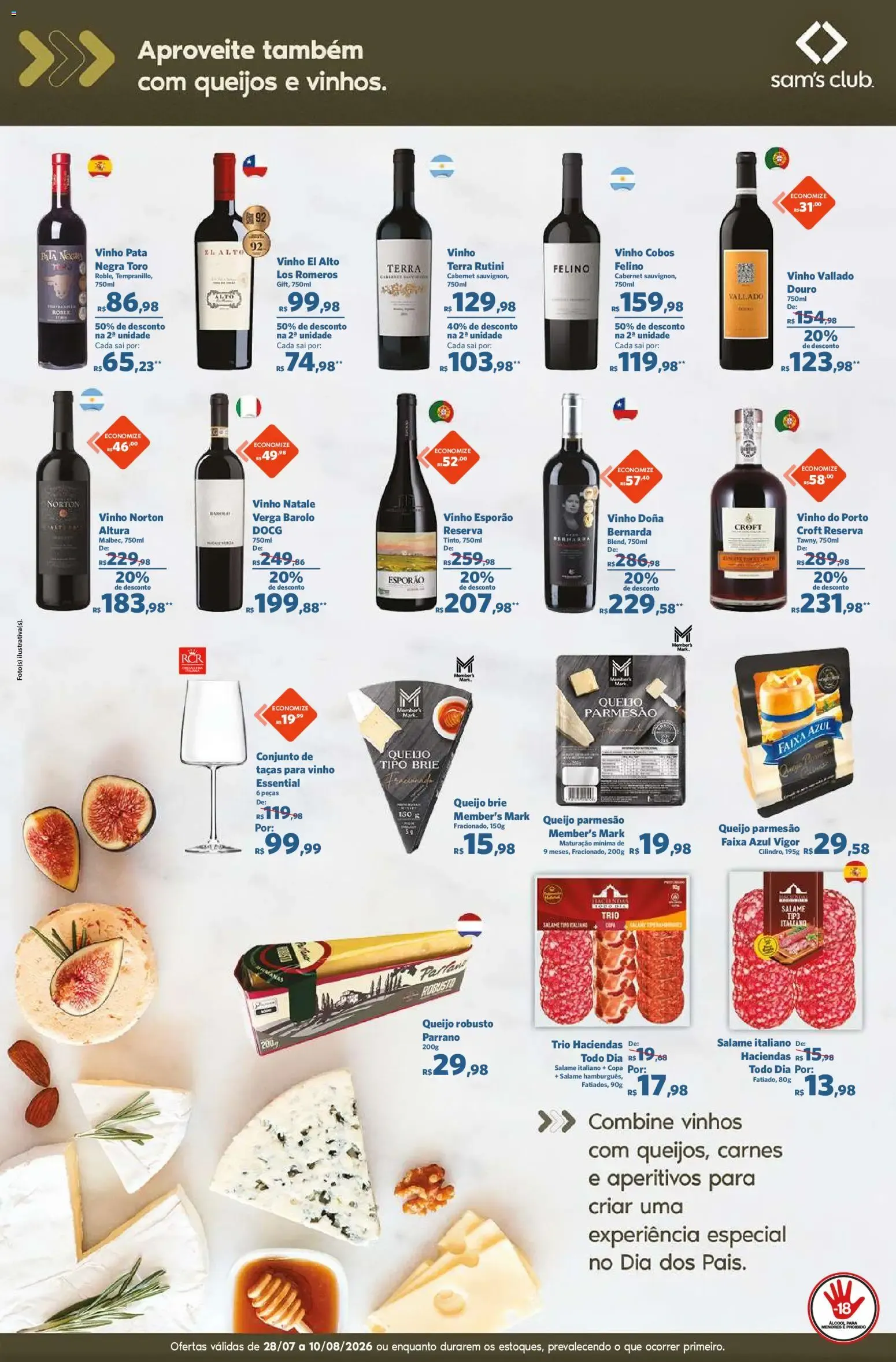 Encarte de Sam's Club ofertas Dia dos Pais de 28/07/2026 | Promoções Online 28 de julho até 10 de agosto 2026 - Pagina 6