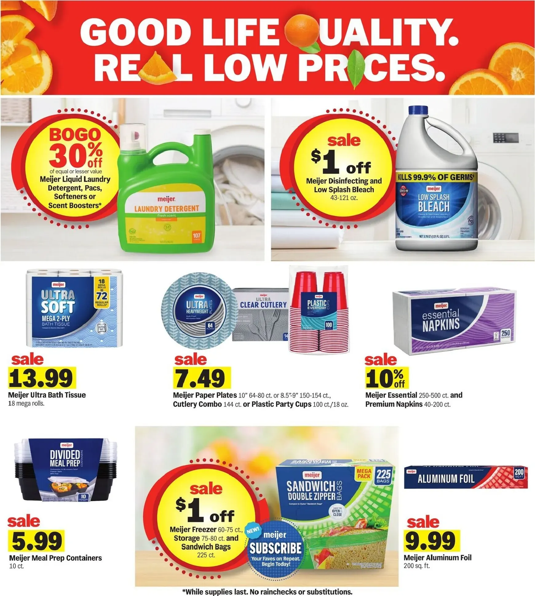 Weekly ad Meijer: Good Life Quality, Real Low Prices from August 19 to August 25 2026 - Page 16