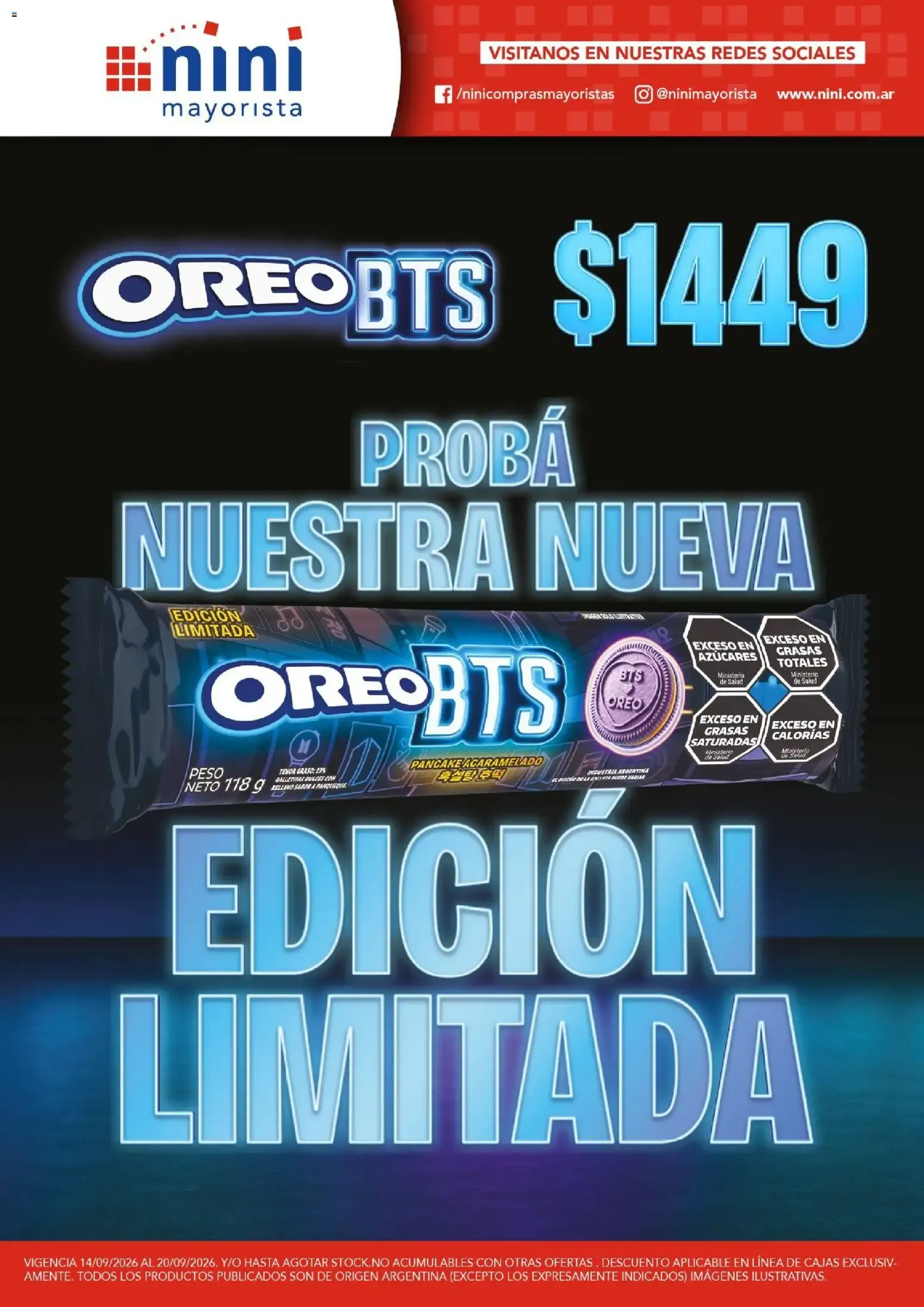 Ofertas de NINI Mayorista catálogo del 14/09/2026 - 20/09/2026 14 de septiembre al 20 de septiembre 2026 - Página 38 del catálogo