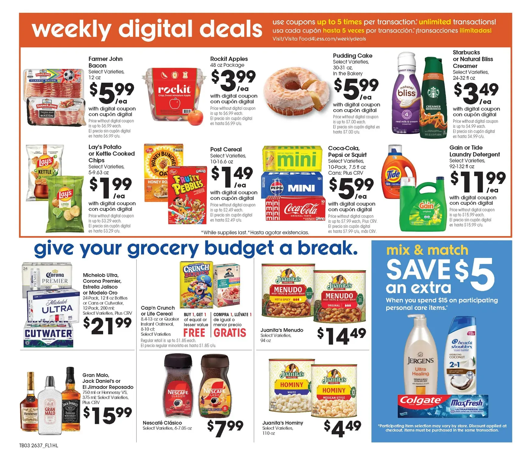 Weekly ad Future Food 4 Less flyer valid from Wednesday 10/14/2026 to Tuesday 10/20/2026 from October 14 to October 20 2026 - Page 4