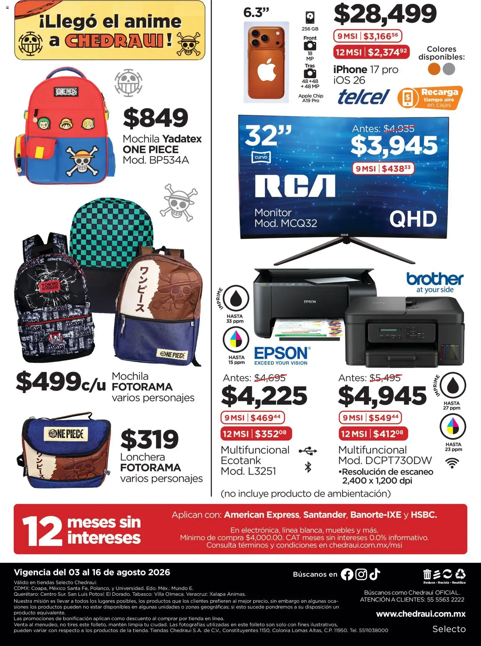 Catálogo de Chedraui folleto Ofertones (03/08/2026 - 16/08/2026) - catálogo en línea 3 de agosto al 16 de agosto 2026 - Pagina 2