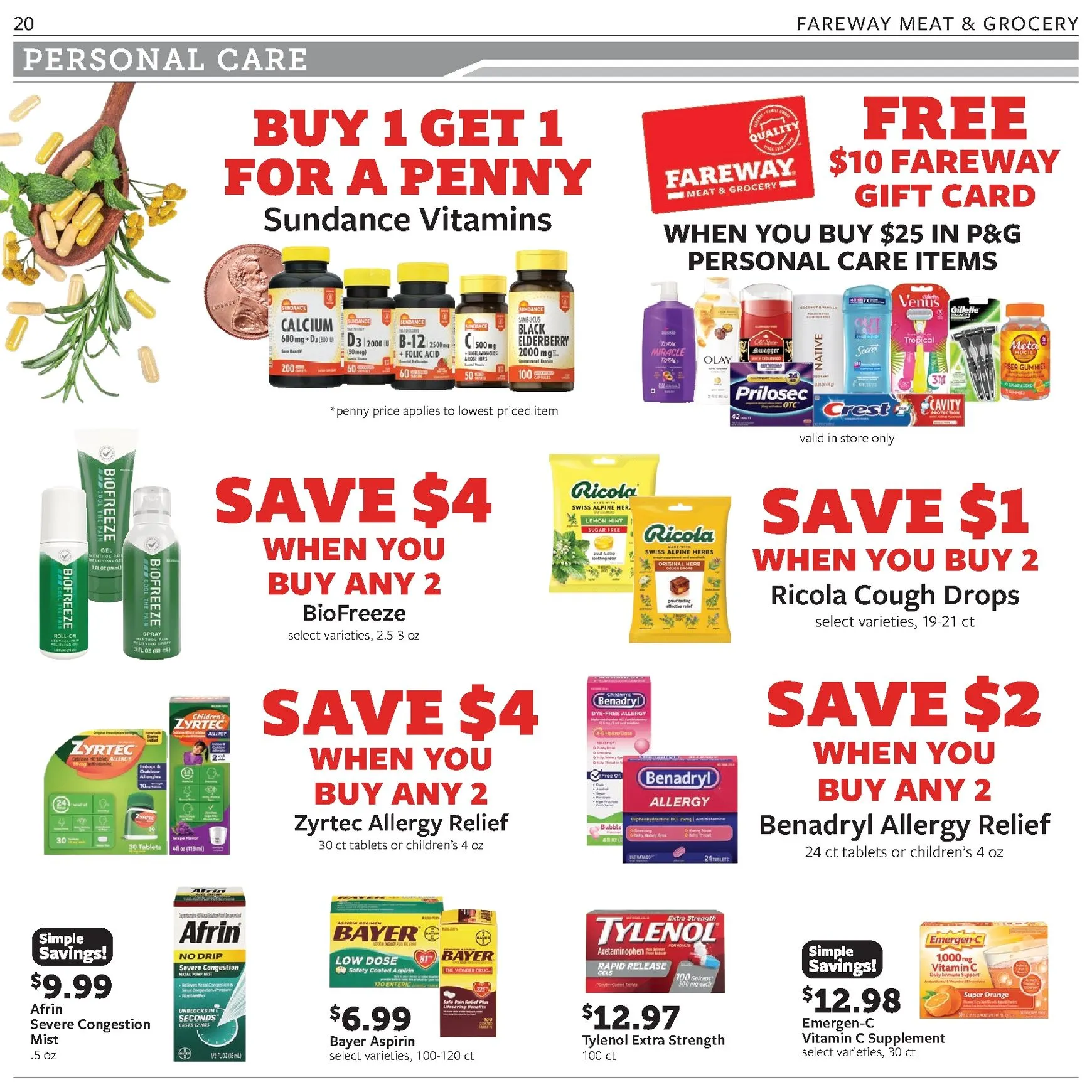 Weekly ad Current Fareway leaflet valid from Monday 06/08/2026 to Saturday 06/13/2026 from June 8 to June 13 2026 - Page 20