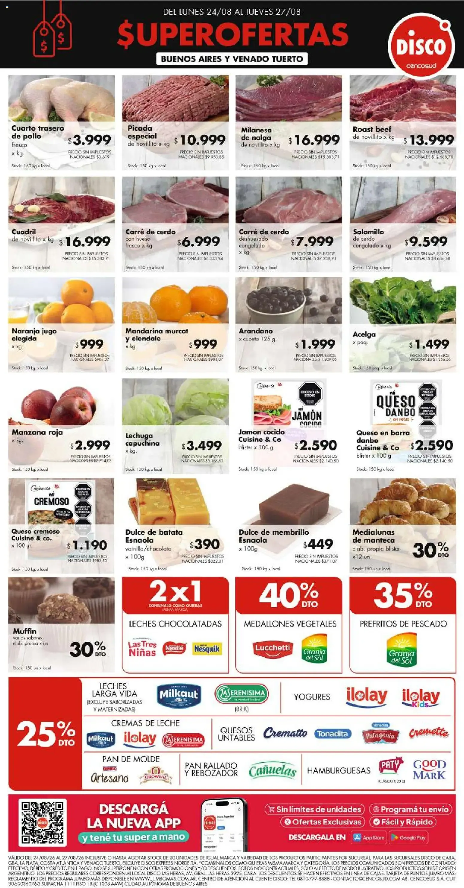 Ofertas de Disco Super Ofertas del 24/08 al 27/08 24 de agosto al 27 de agosto 2026 - Página 1 del catálogo