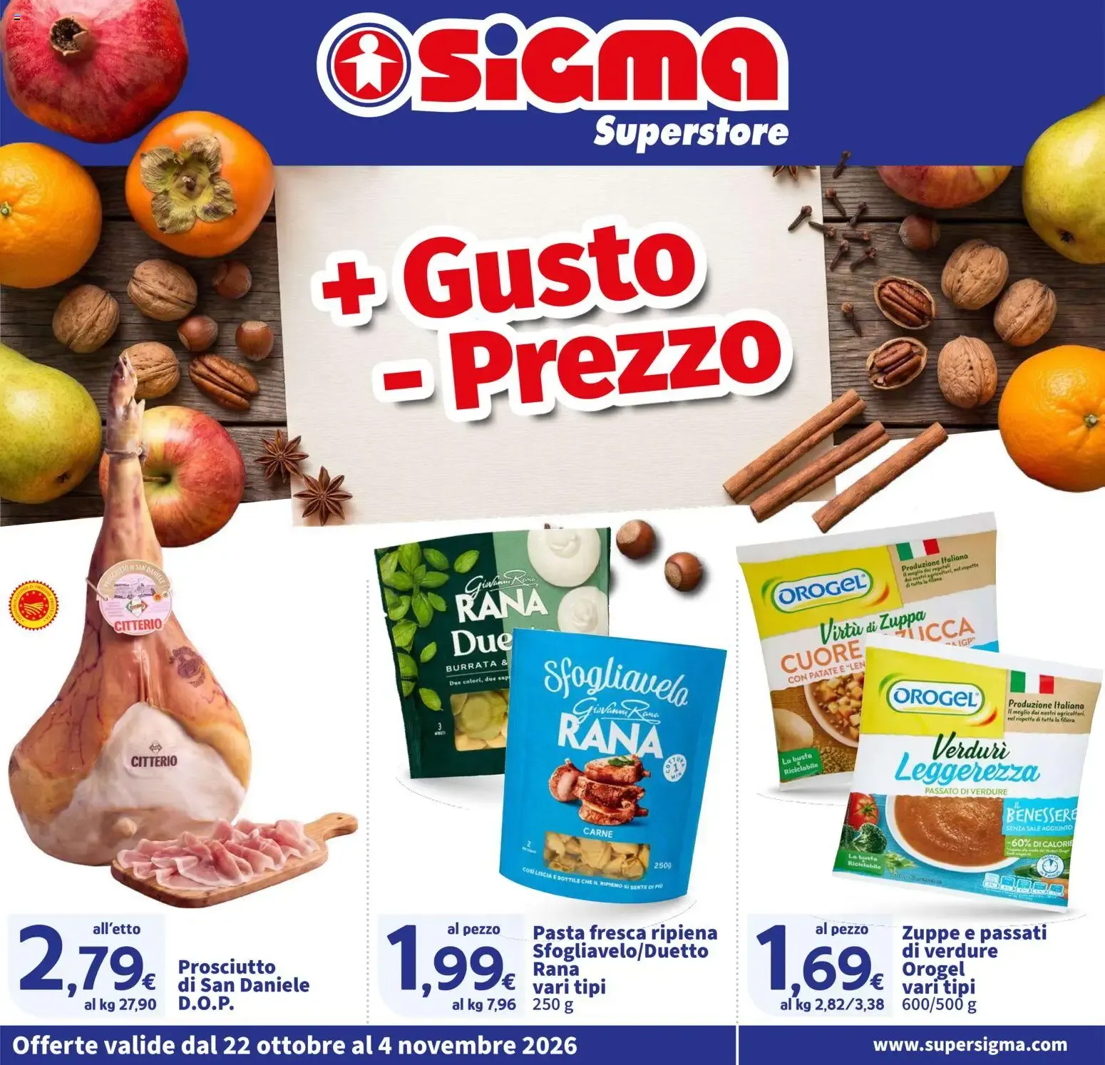 Nuovo SIGMA volantino Superstore dal 22/10/2026 > offerte anteprima 🛍️ da 22 ottobre a 4 novembre di 2026 - Pagina del volantino 1
