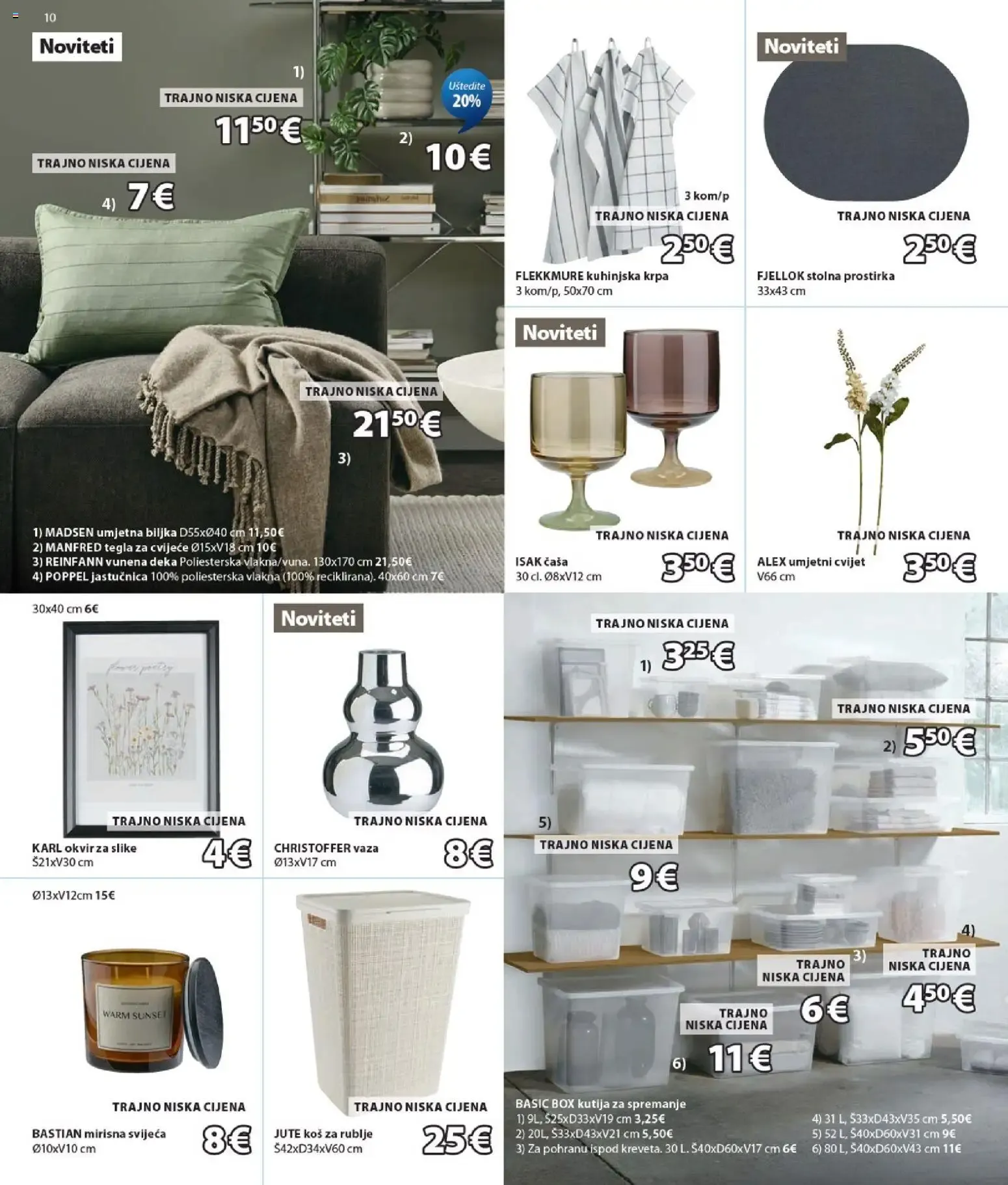 Katalog JYSK: Izvrsna ponuda za vaš dom od 19. kolovoza do 1. rujna 2026. - Pregled Stranica 10