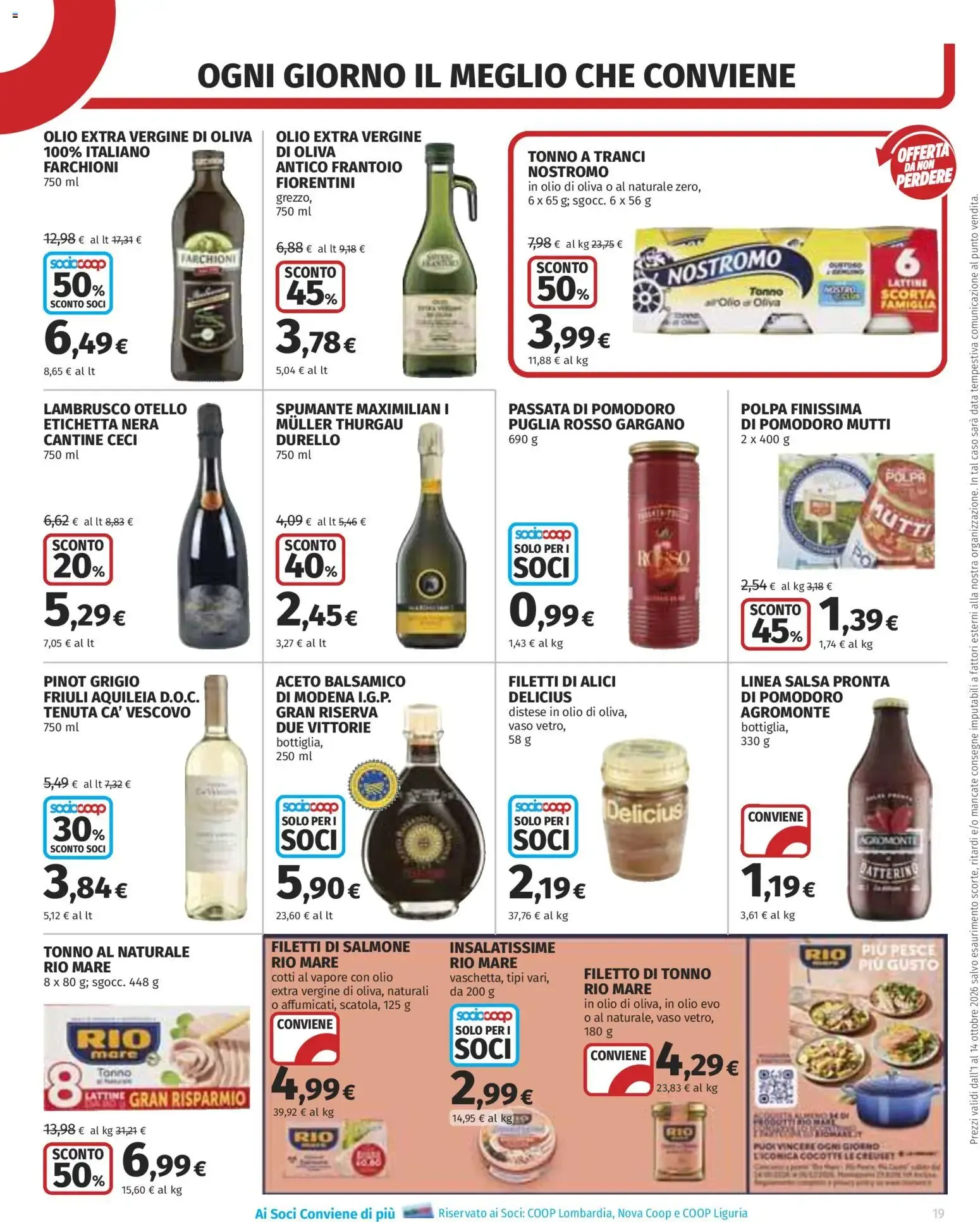 Coop Superstore Extra Offerte da 1 ottobre a 14 ottobre di 2026 - Pagina del volantino 19