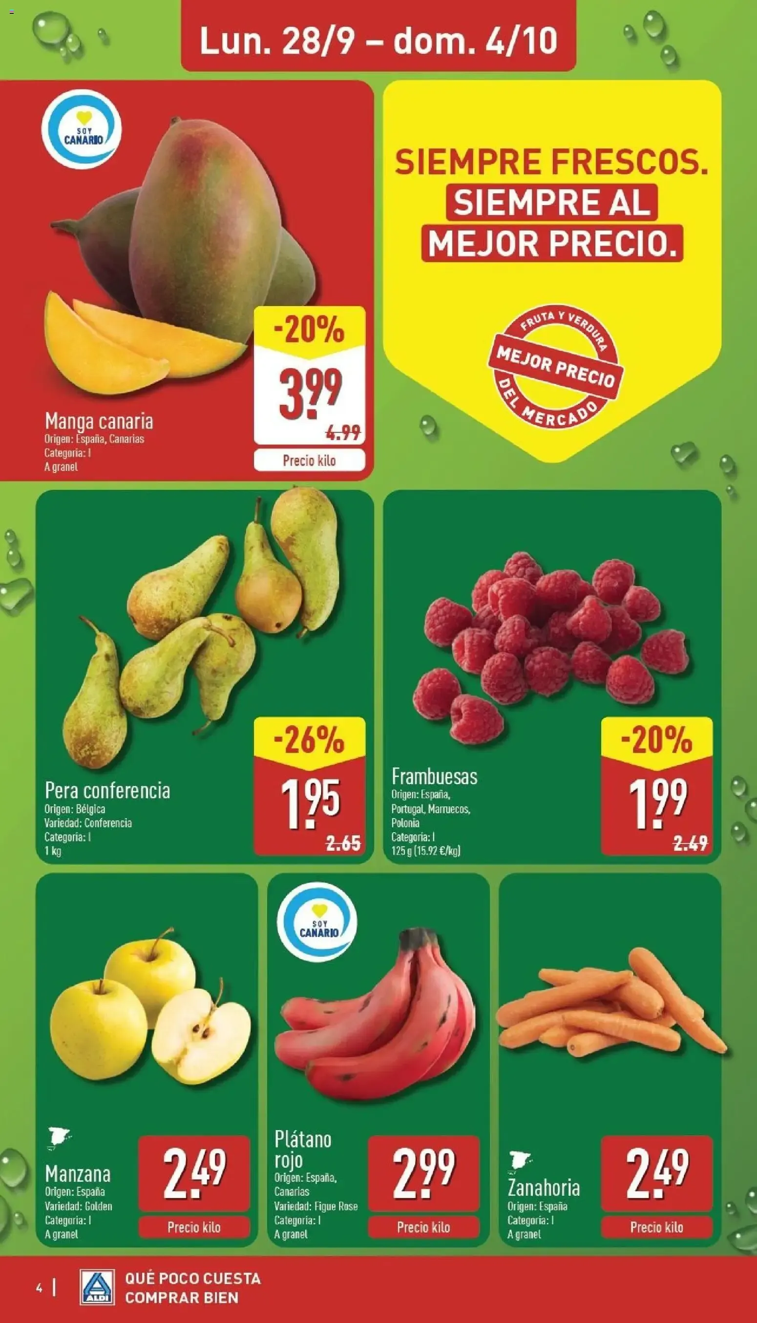 Catálogo de Aldi folleto Canarias del 28/09/2026 | Catálogo 28 de septiembre al 4 de octubre 2026 - Página 4