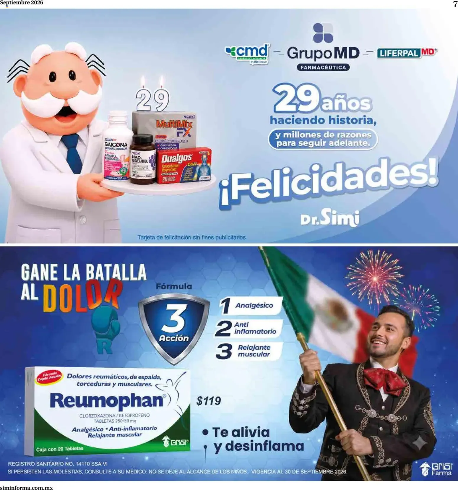 Catálogo de Horóscopos y 29° Aniversario de Farmacias Similares 1 de septiembre al 30 de septiembre 2026 - Pagina 7