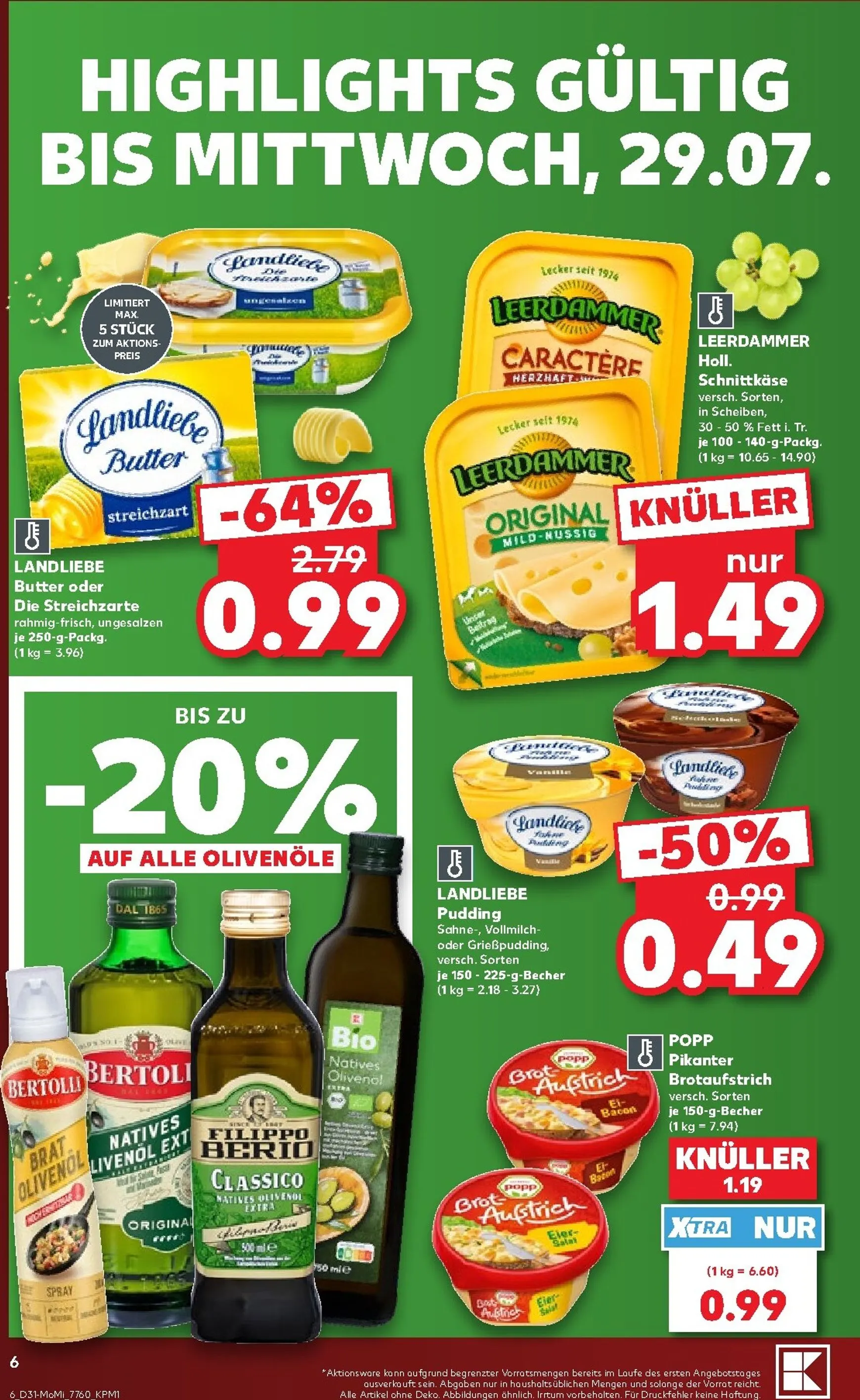 Kaufland: Richtig Sparen zum Wochenstart von 27. Juli bis 29. Juli 2026 - Prospekt seite 6