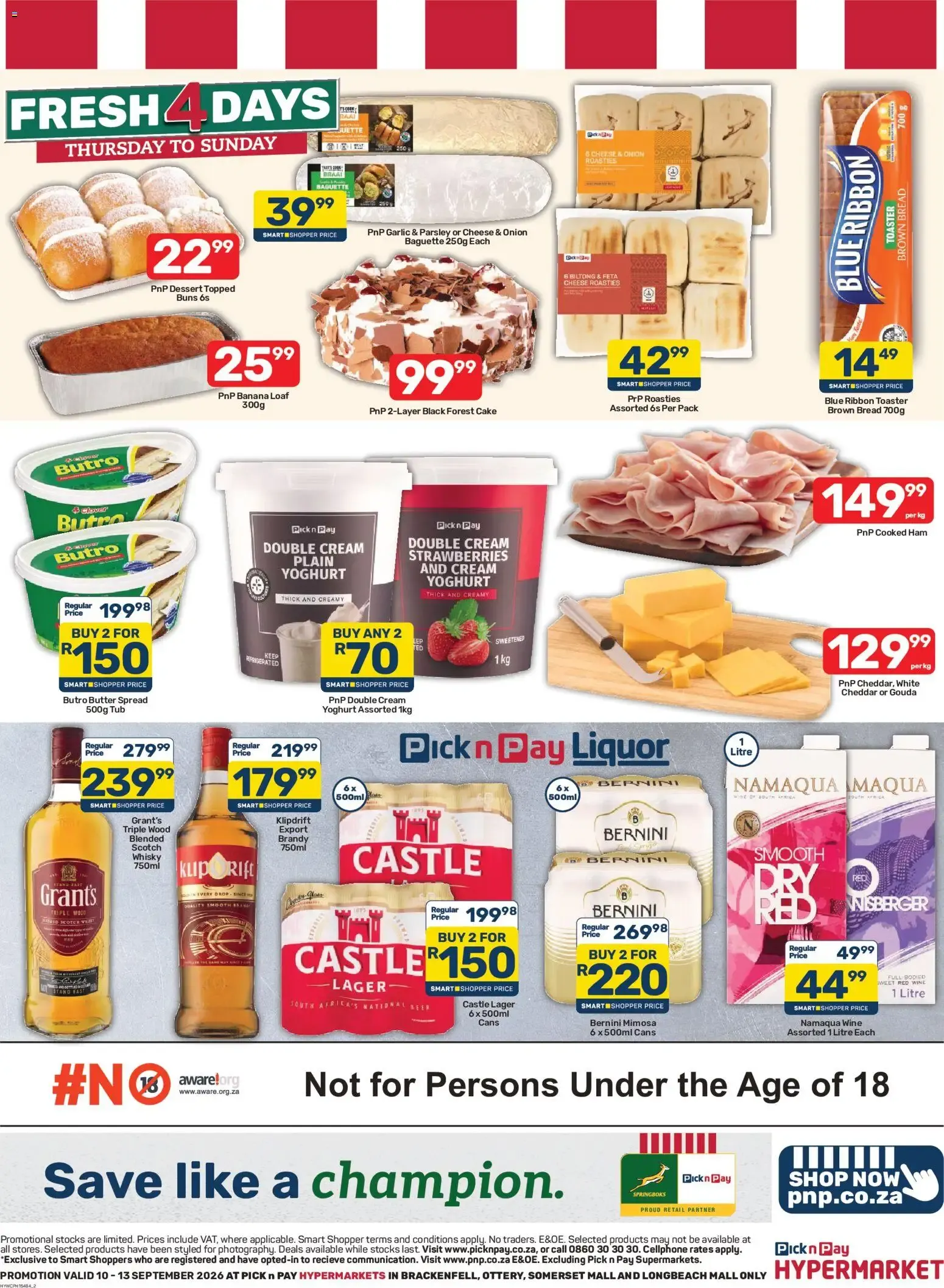 Pick n Pay Western Cape - Hypermarket Fresh Specials (10/09/2026 - 13/09/2026) Online from 10 September to 13 September 2026 - Catalogue Page 2