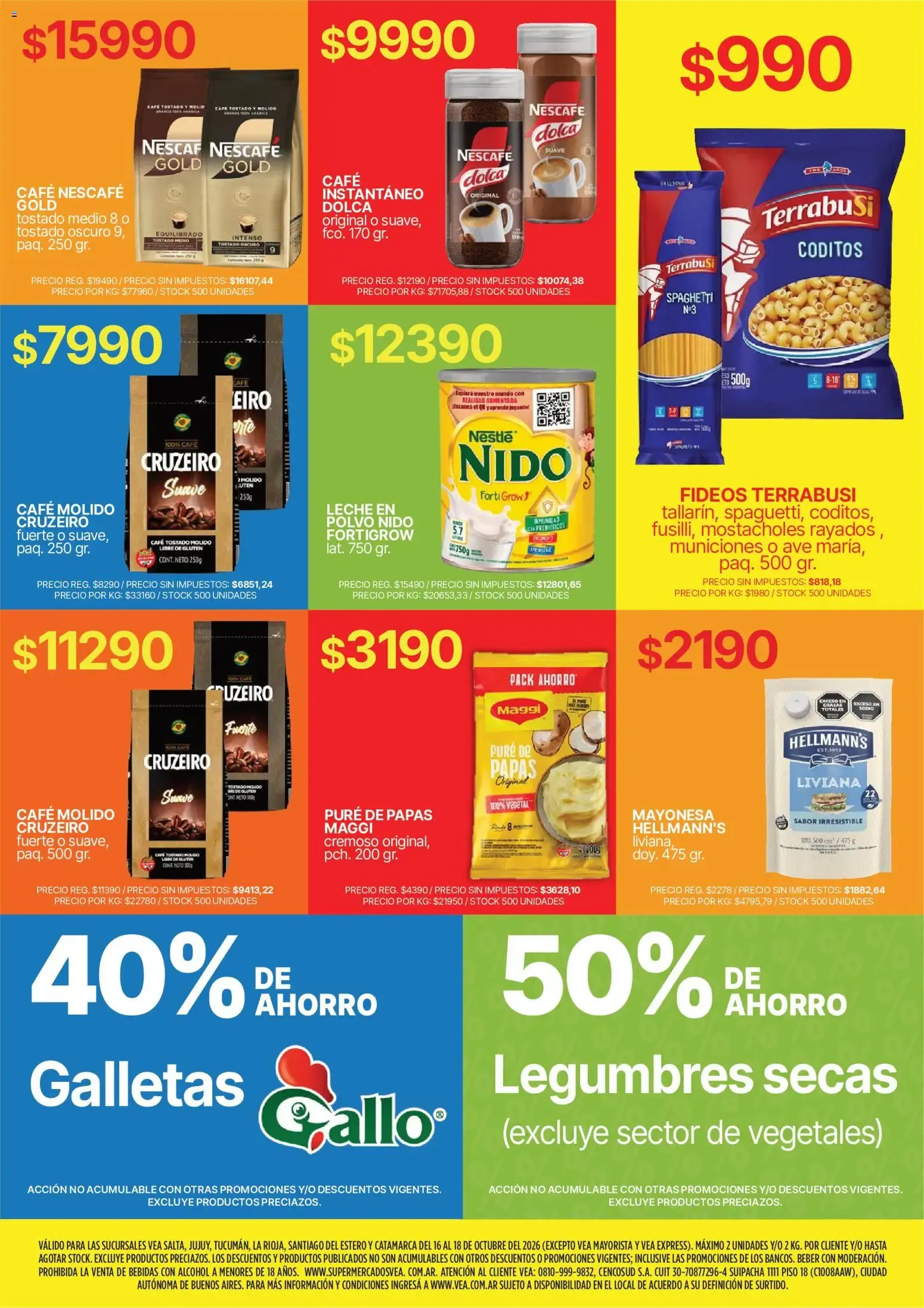Ofertas de Vea - Fin de semana de ahorro | NOA del 16/10/2026 - 18/10/2026 16 de octubre al 18 de octubre 2026 - Página 6 del catálogo