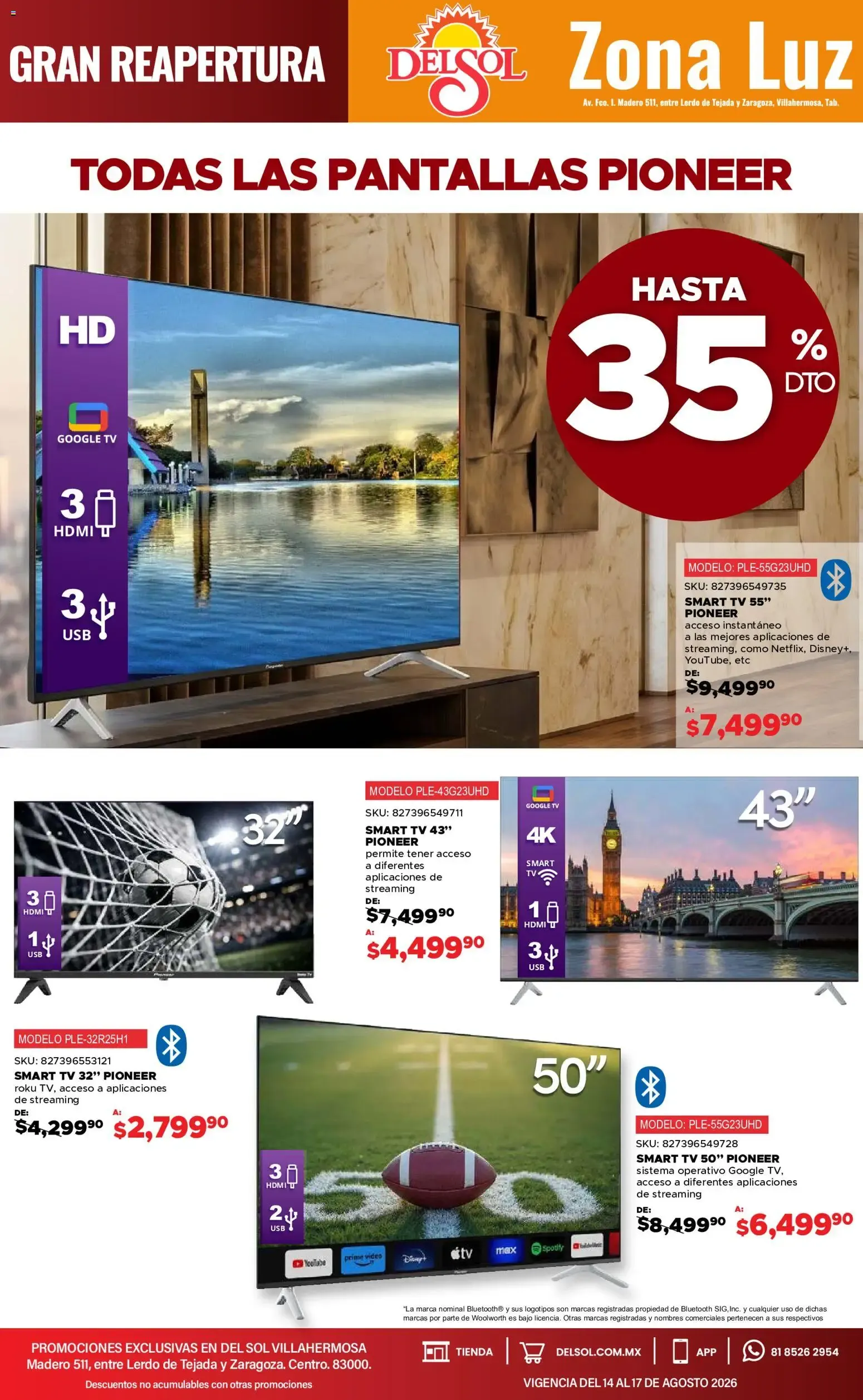 Catálogo de Del Sol Gran Reapertura y 4 Días de Grandes Promociones 14 de agosto al 17 de agosto 2026 - Pagina 11