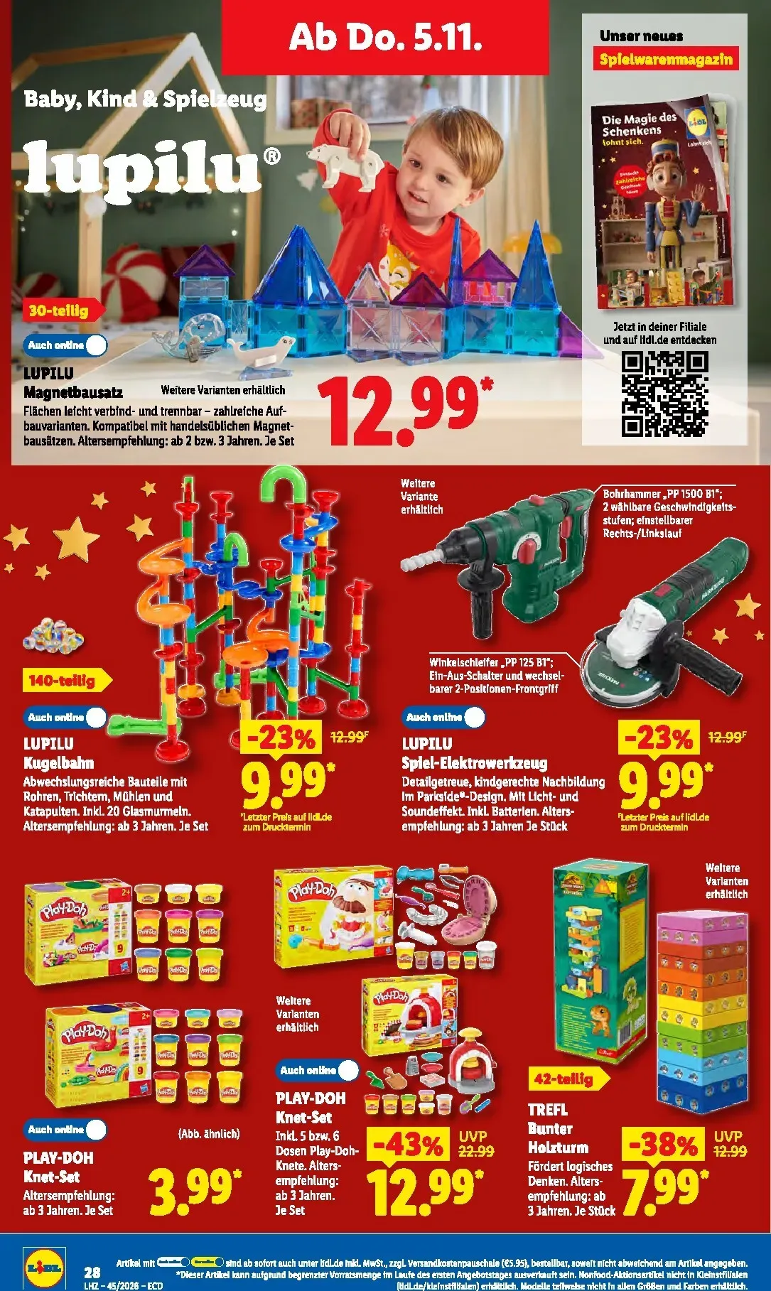 Lidl Sparen beim Preisführer von 2. November bis 7. November 2026 - Prospekt seite 47