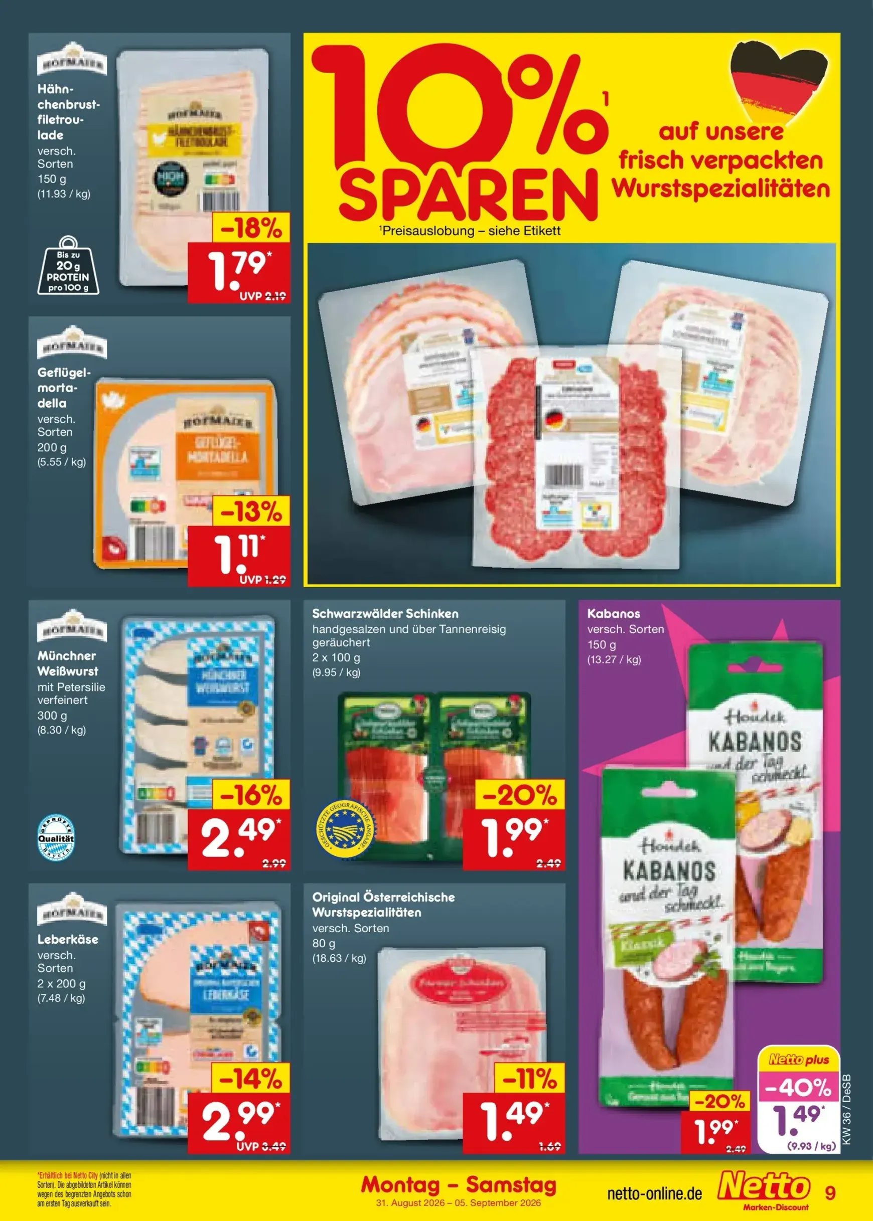 Netto Marken Discount Prospekt – von Montag 31.08.2026 bis Samstag 05.09.2026 von 31. August bis 5. September 2026 - Prospekt seite 12