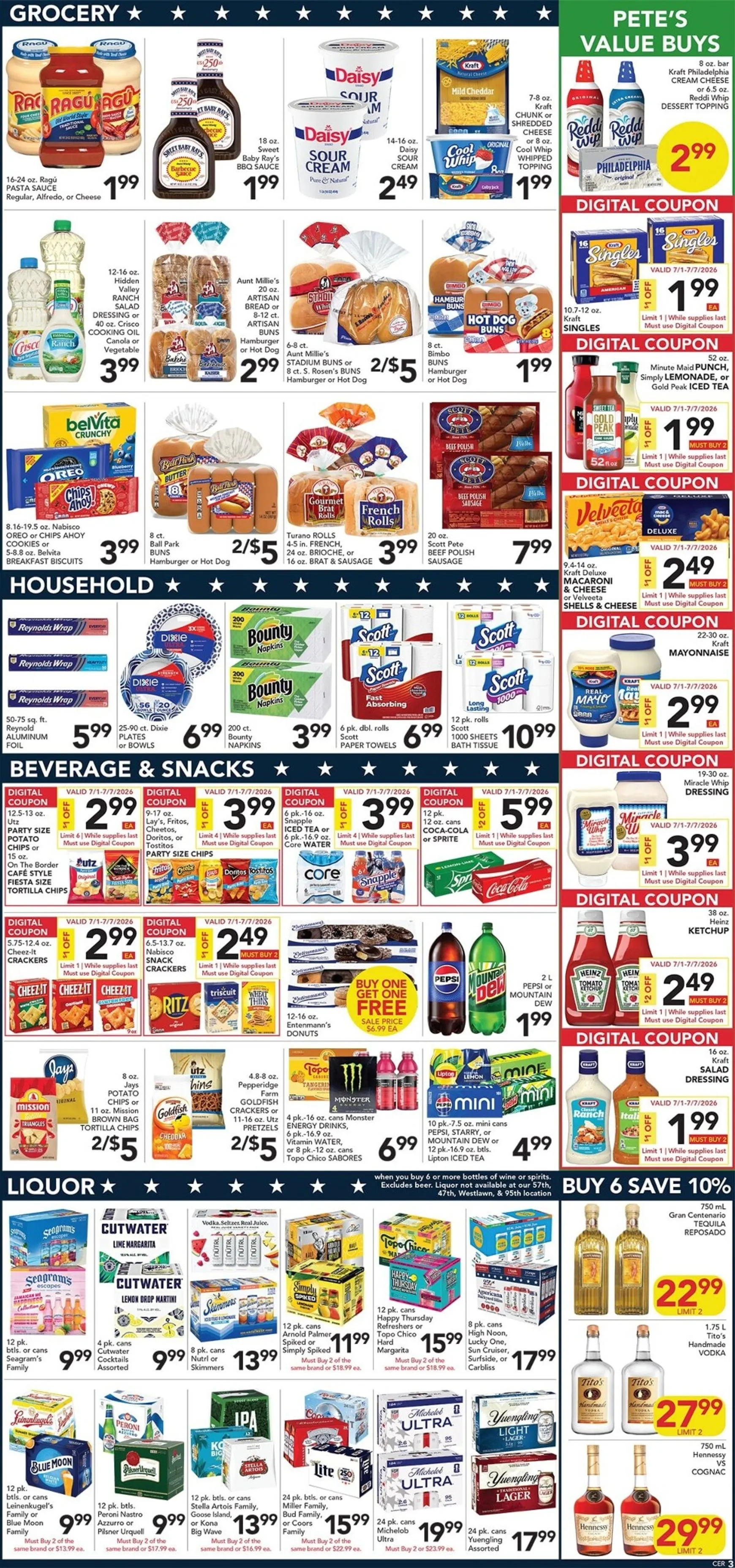 Weekly ad Pete's Market - Ofertas del 4 de Julio y 250 Aniversario de América from July 1 to July 7 2026 - Page 3
