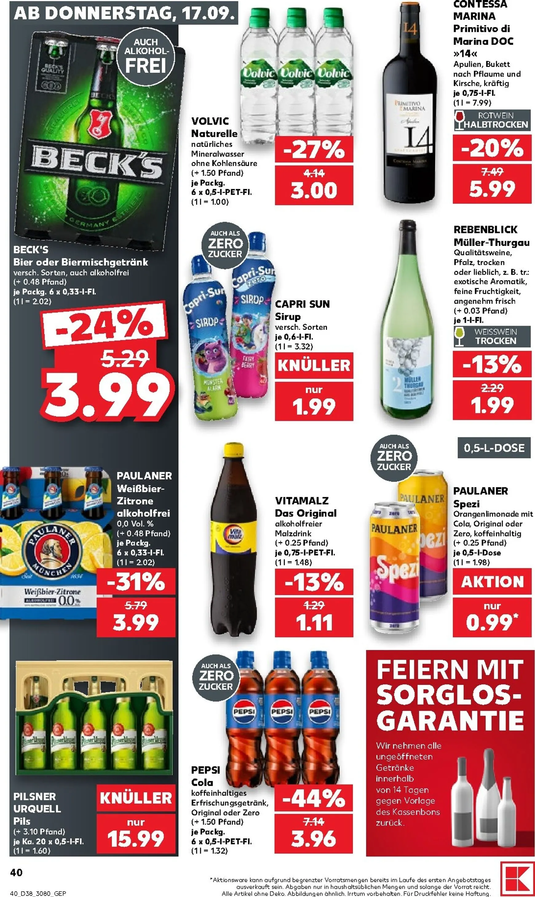 Neuer Kaufland Prospekt – von Donnerstag 17.09.2026 bis Mittwoch 23.09.2026 von 17. September bis 23. September 2026 - Prospekt seite 41