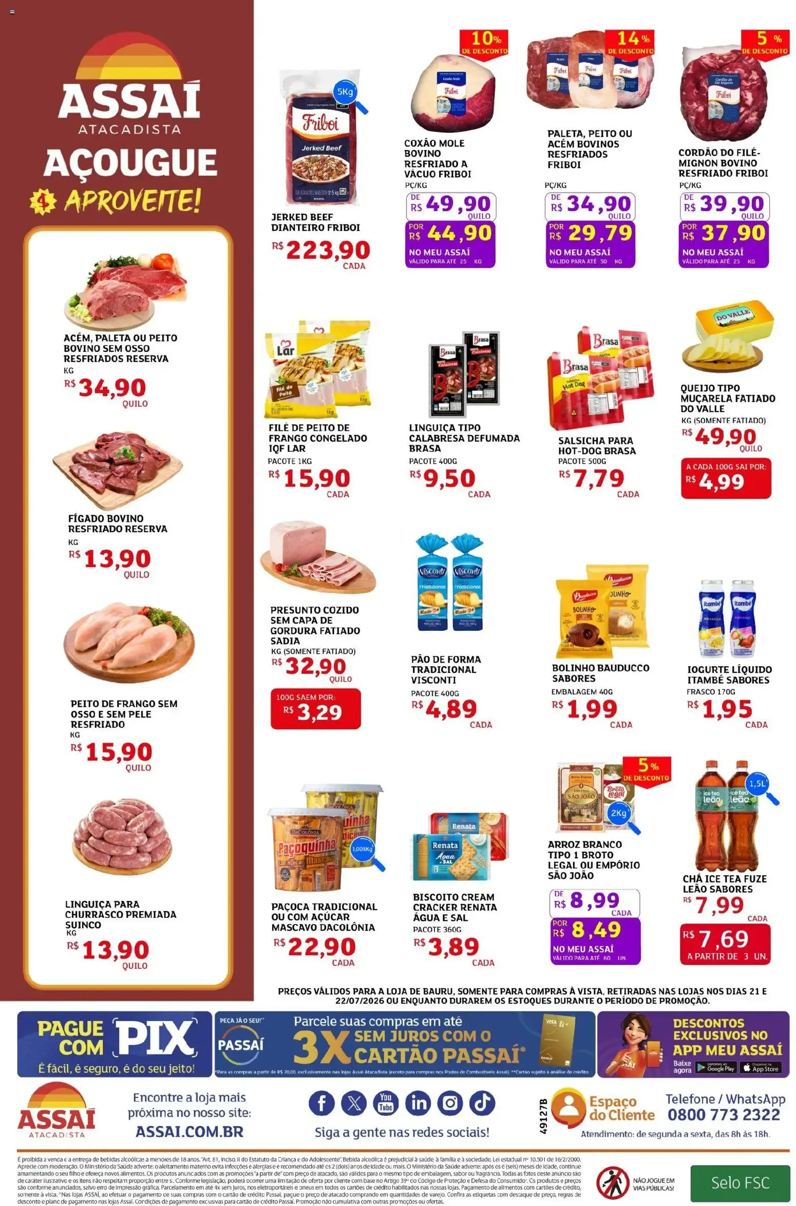 Encarte de Assaí Atacadista ofertas - SP de 21/07/2026 | Promoções Online 21 de julho até 22 de julho 2026 - Pagina 2