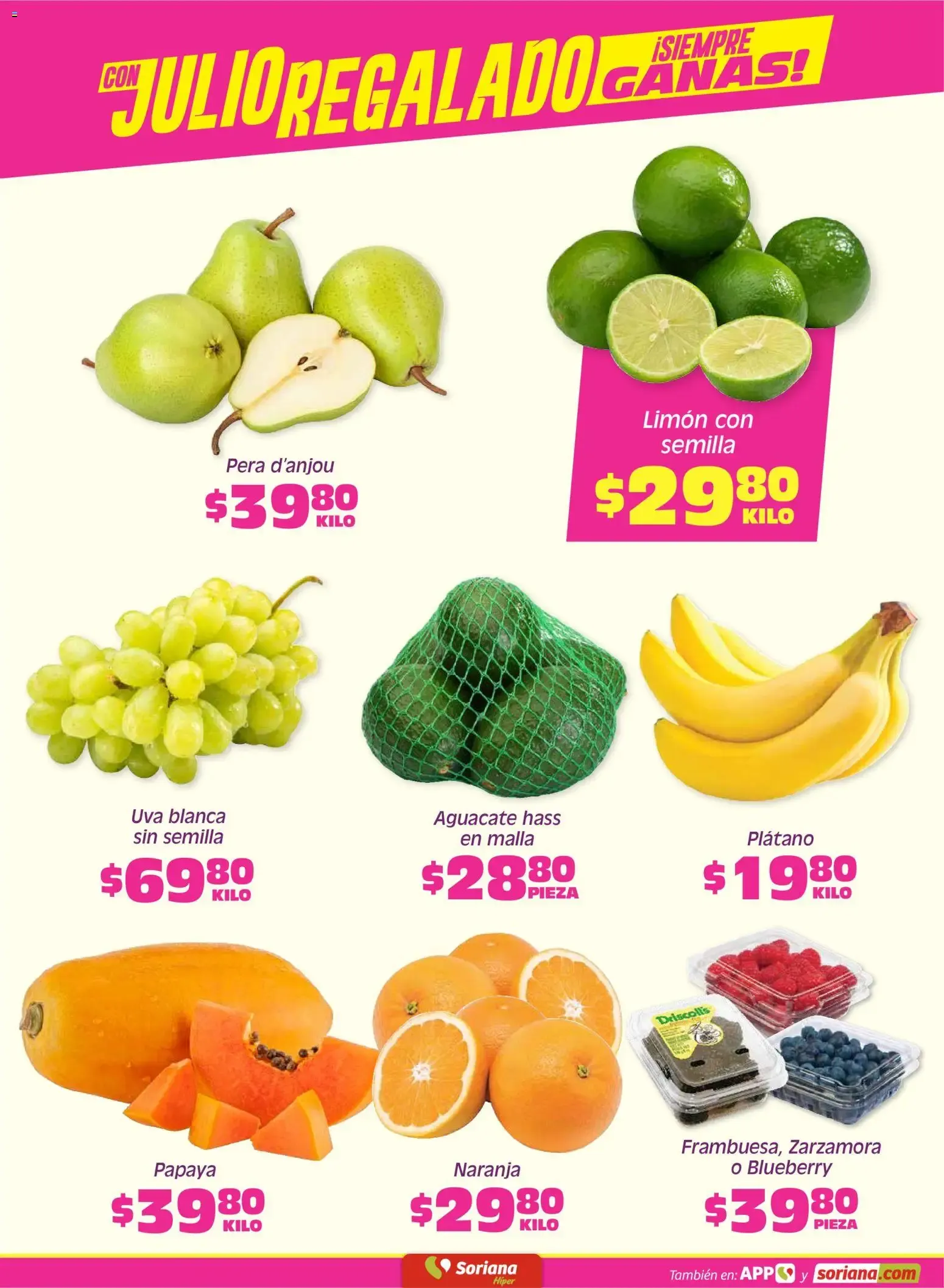 Catálogo de SORIANA ofertas hoy de 10/07/2026 - Folleto Julio 10 de julio al 13 de julio 2026 - Pagina 3
