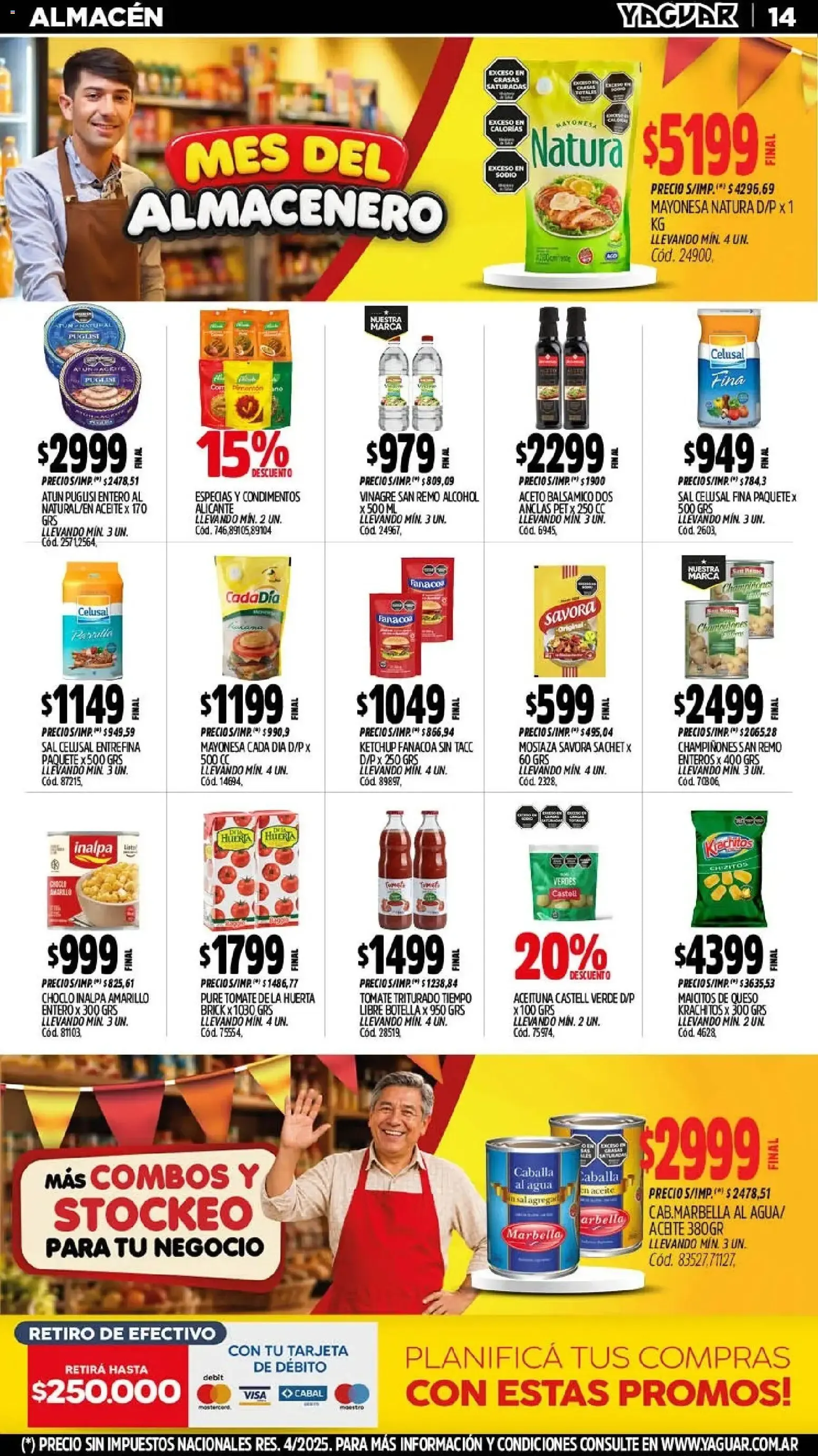 Ofertas de Yaguar - Oferta Semanal Mar del Plata del 21/09/2026 - 26/09/2026 21 de septiembre al 26 de septiembre 2026 - Página 14 del catálogo