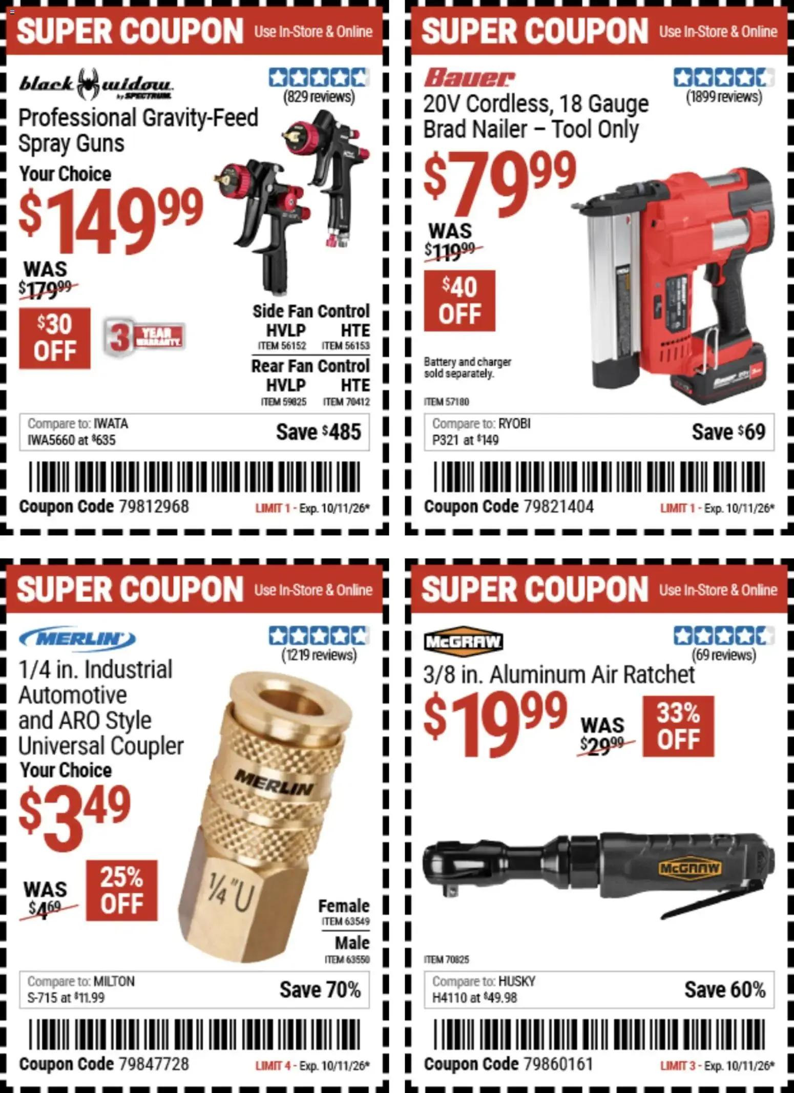 Weekly ad Harbor Freight Coupon Deals from September 28 to October 11 2026 - Page 13