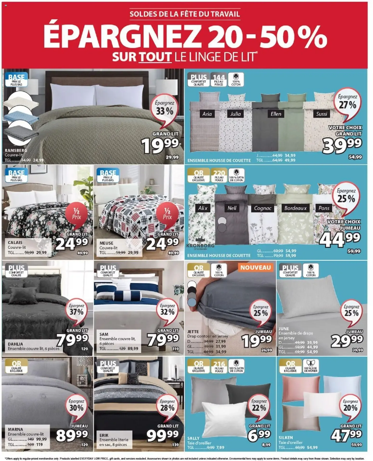 JYSK - Soldes de la Fête du Travail: Épargnez 20-60% from August 27 to September 9 2026 - flyer page 15