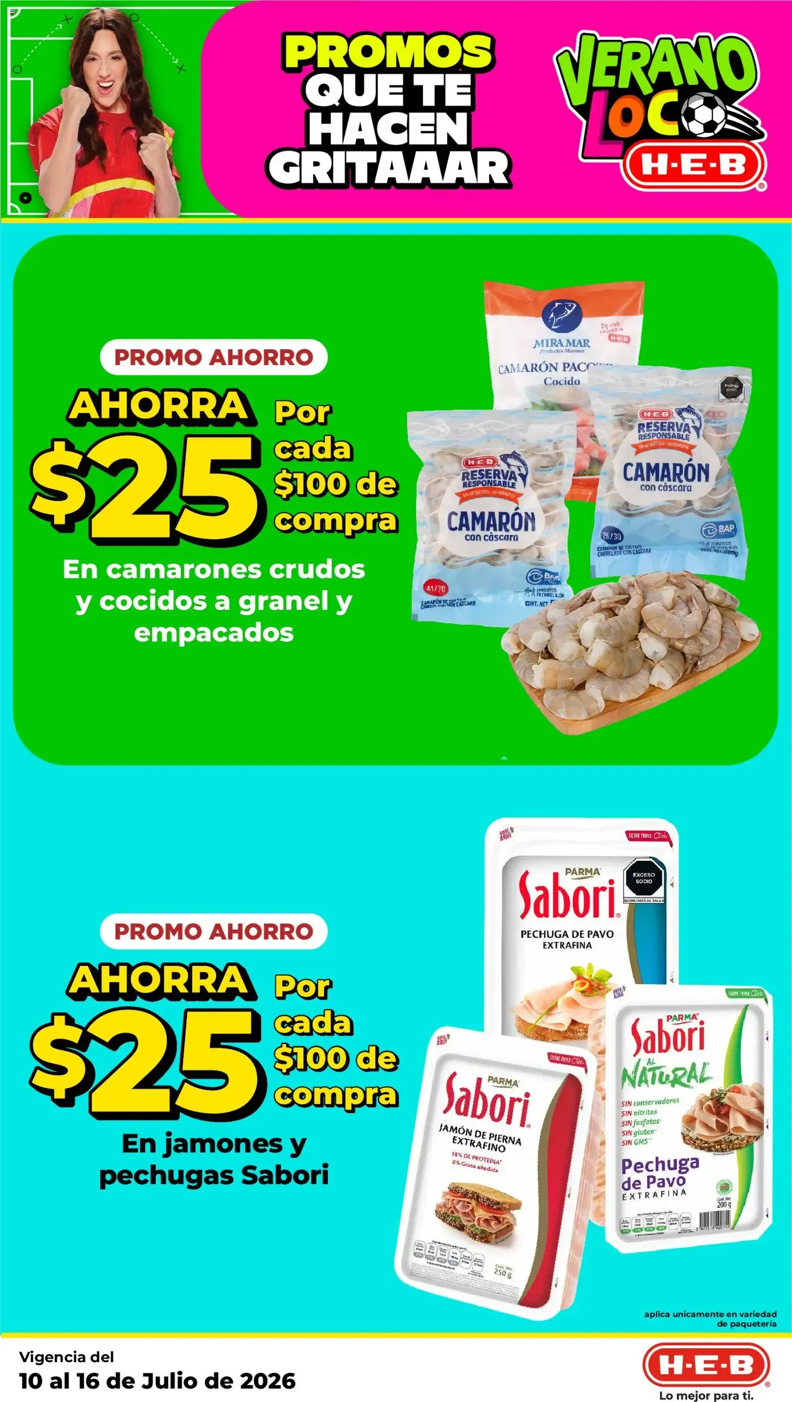 Catálogo de Verano Loco H-E-B 10 de julio al 16 de julio 2026 - Pagina 16