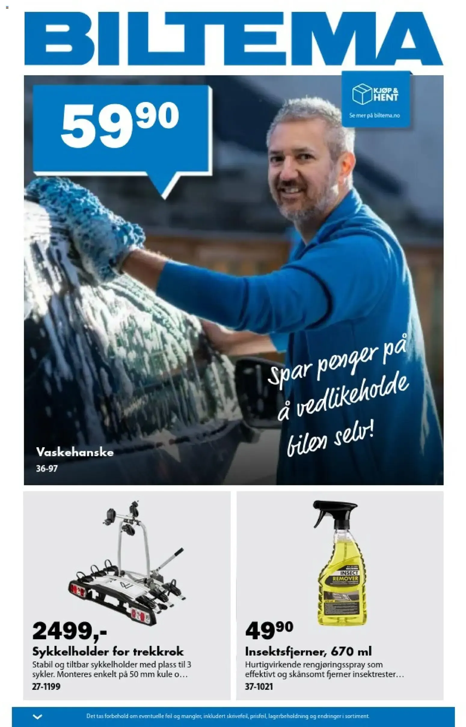 Biltema Brosjyre Bilpleie - National (01/07/2026 - 31/08/2026) - Kundeavis og tilbud fra 1. juli til 31. august 2026 - kundeavisside 1