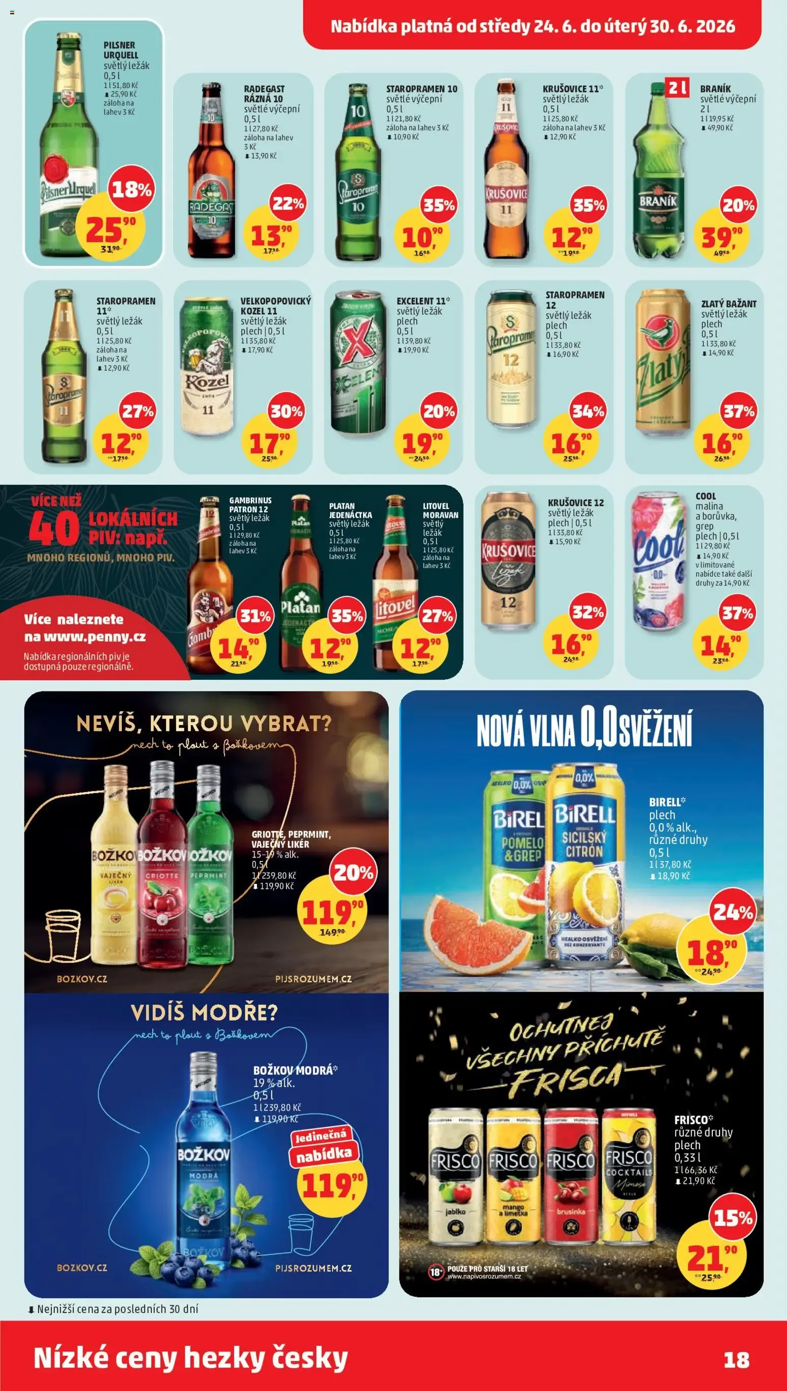 PENNY: TRADIČNÍ PRÁZDNINY - 24. června 30. června 2026 - Page 18