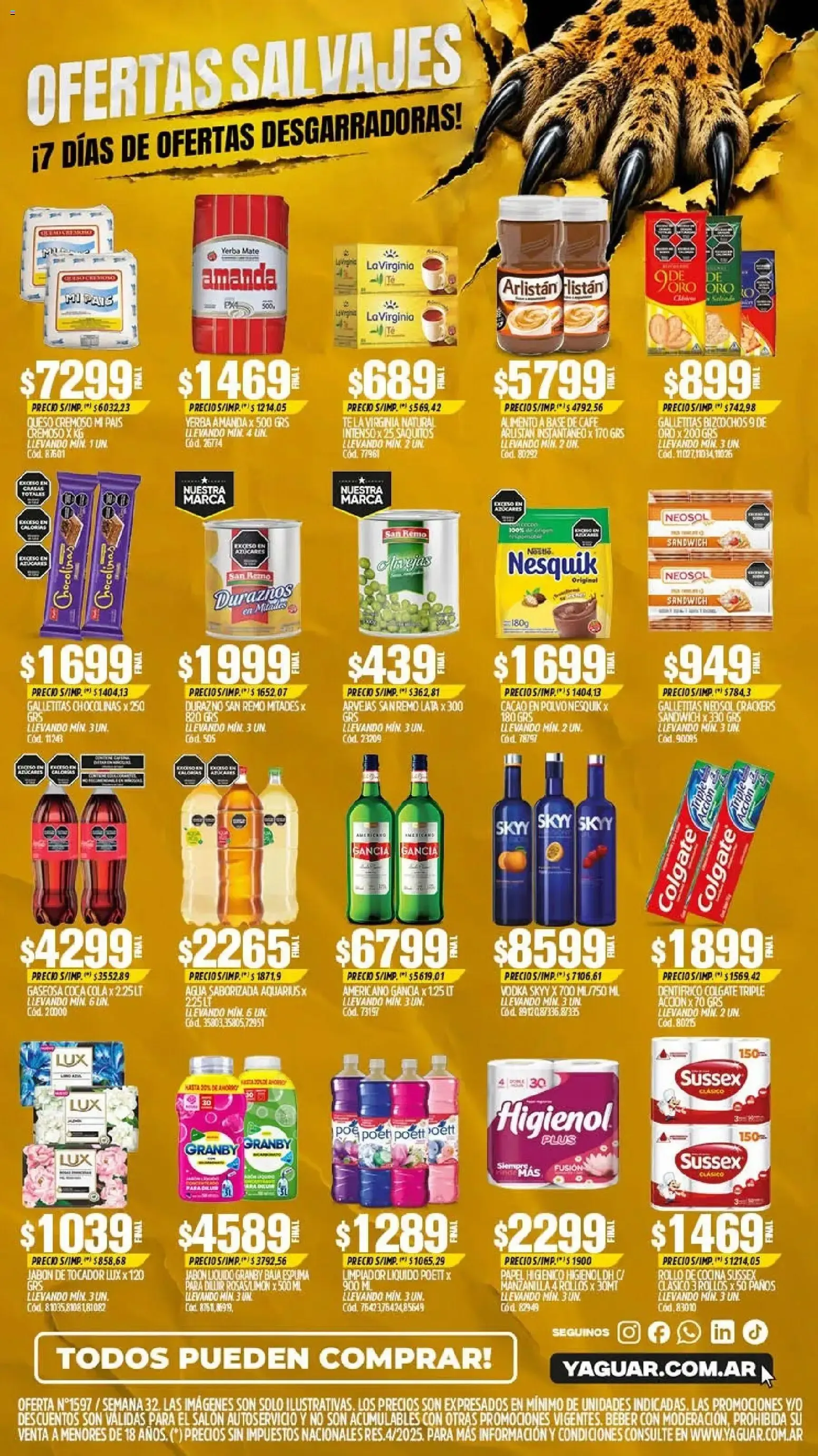 Ofertas de Mayorista Yaguar - Ofertas Salvajes 3 de agosto al 9 de agosto 2026 - Página 2 del catálogo