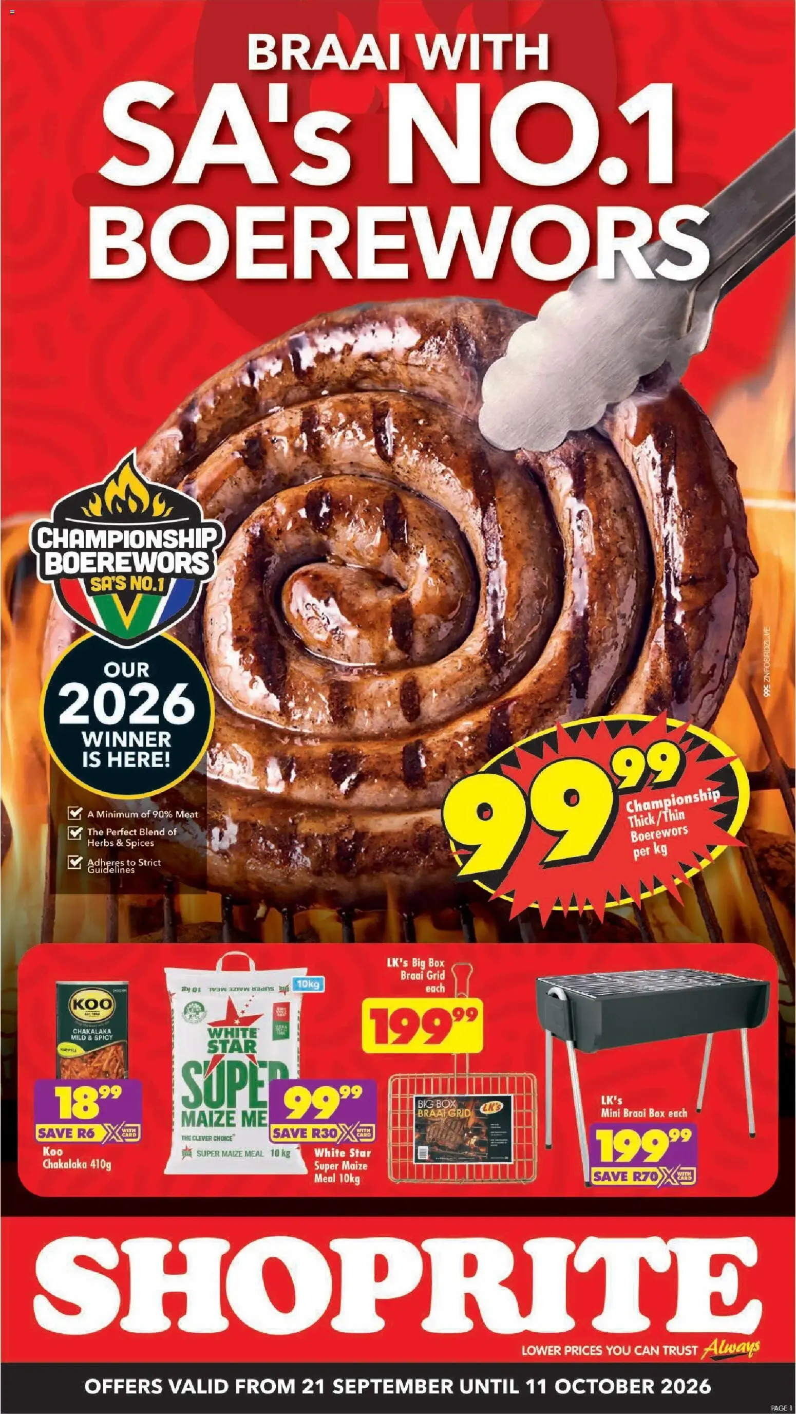 Shoprite - Braai with SA's No.1 Boerewors