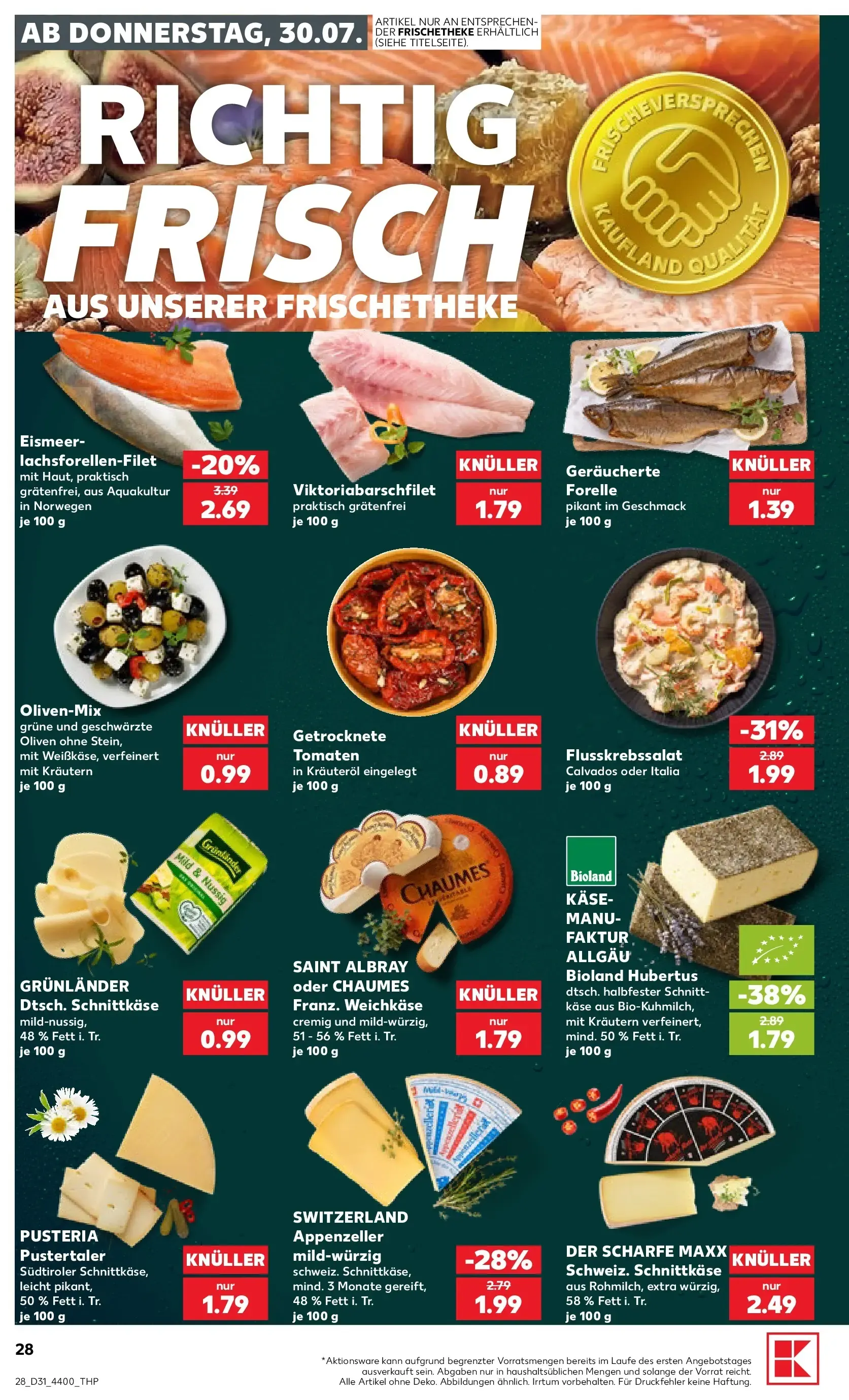 Prospekt Kaufland ab 30.07.2026 » Angebote Online zum Blättern von 30. Juli bis 5. August 2026 - Prospekt seite 28