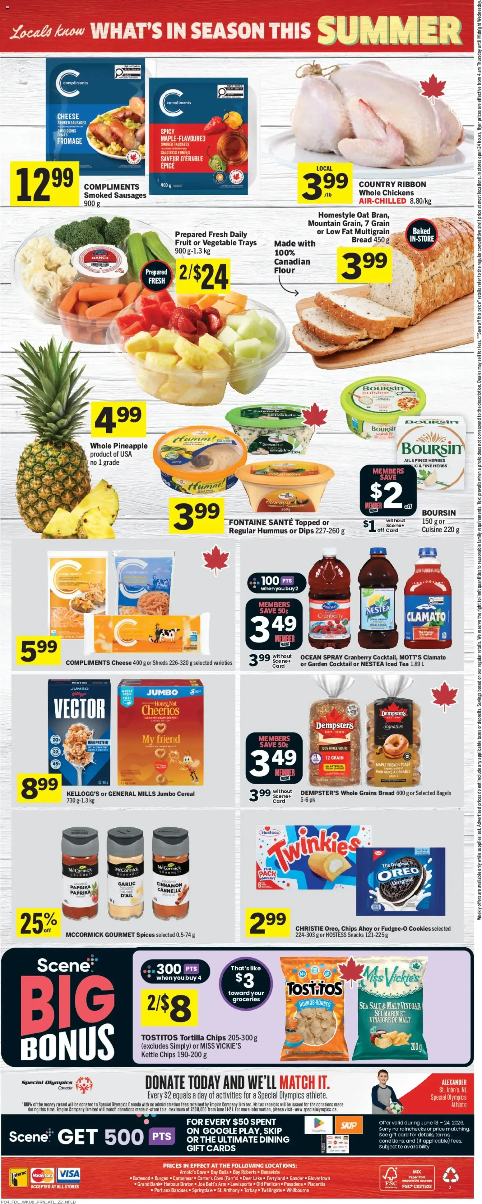 Foodland weekly flyer / circulaire from Jun 18, 2026 > weekly specials & deals from June 18 to June 24 2026 - flyer page 2