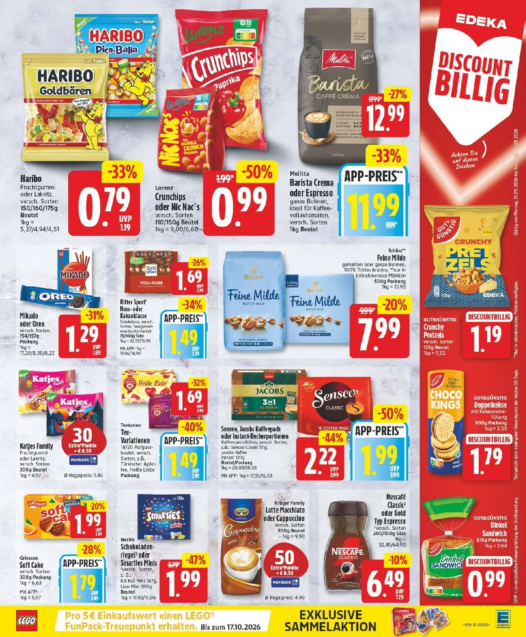 MIT DER EDEKA APP SPARST DU NOCH MEHR! von 21. September bis 26. September 2026 - Prospekt seite 15