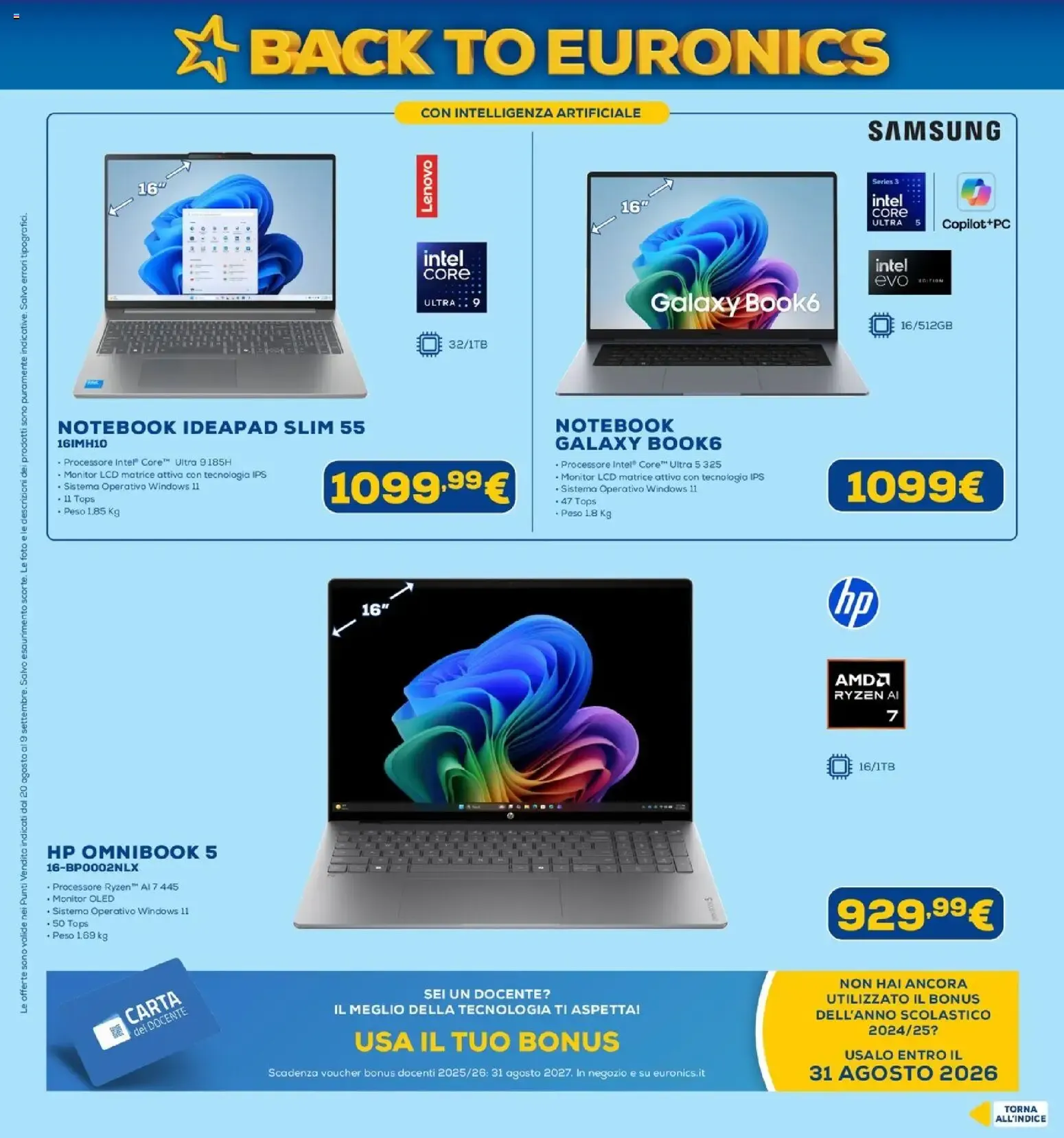 BACK TO EURONICS da 20 agosto a 9 settembre di 2026 - Pagina del volantino 3