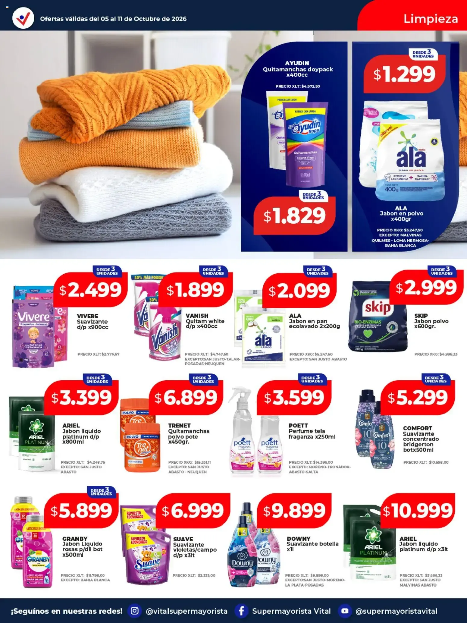 Ofertas de Vital - Ofertas || del 05/10/2026 - 11/10/2026 || Catálogo 5 de octubre al 11 de octubre 2026 - Página 11 del catálogo
