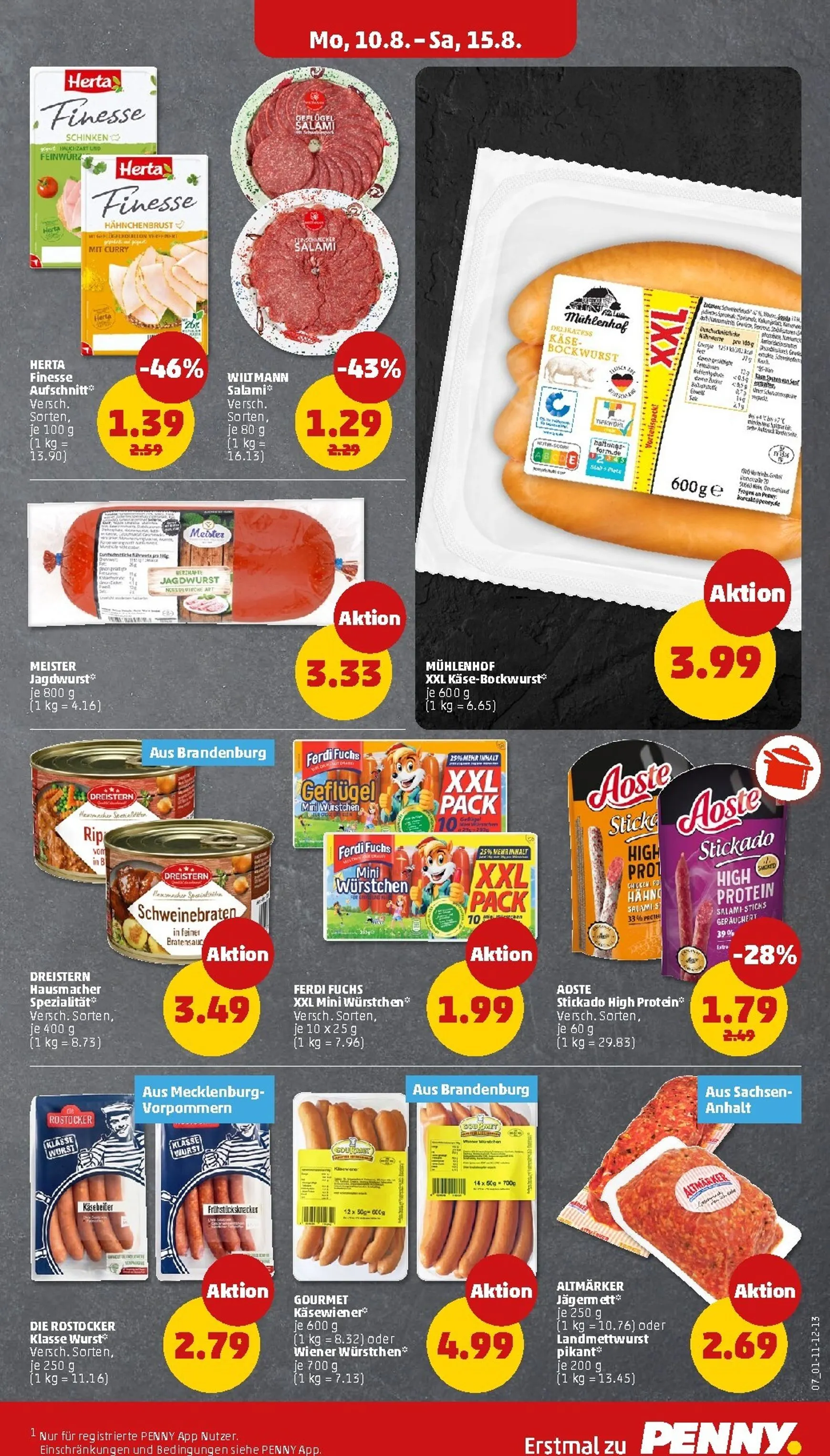 PENNY Prospekt – von Montag 10.08.2026 bis Samstag 15.08.2026 von 10. August bis 15. August 2026 - Prospekt seite 13