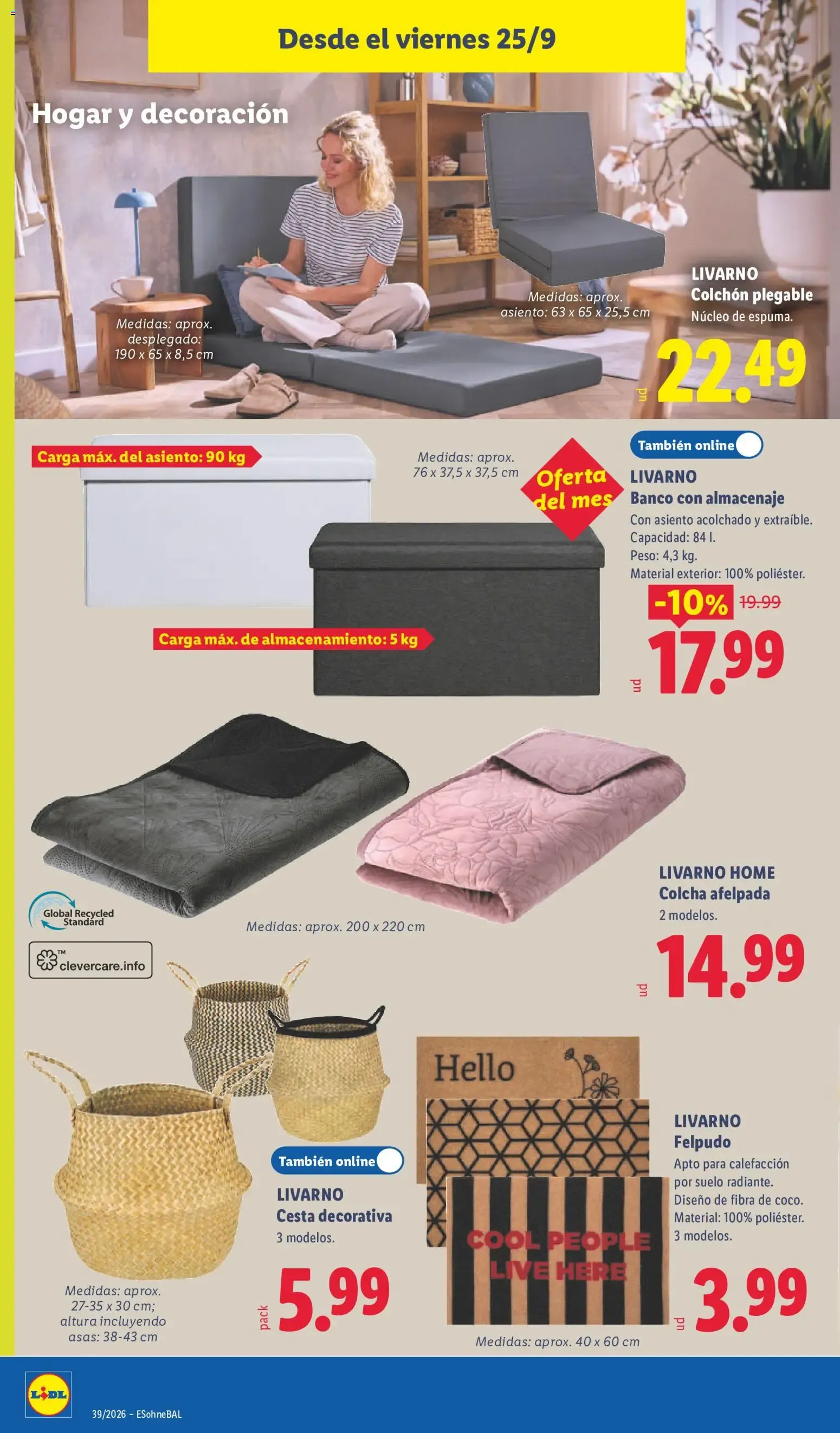 Catálogo de Lidl folleto de bazar del 21/09/2026 | Ofertas 21 de septiembre al 27 de septiembre 2026 - Página 18